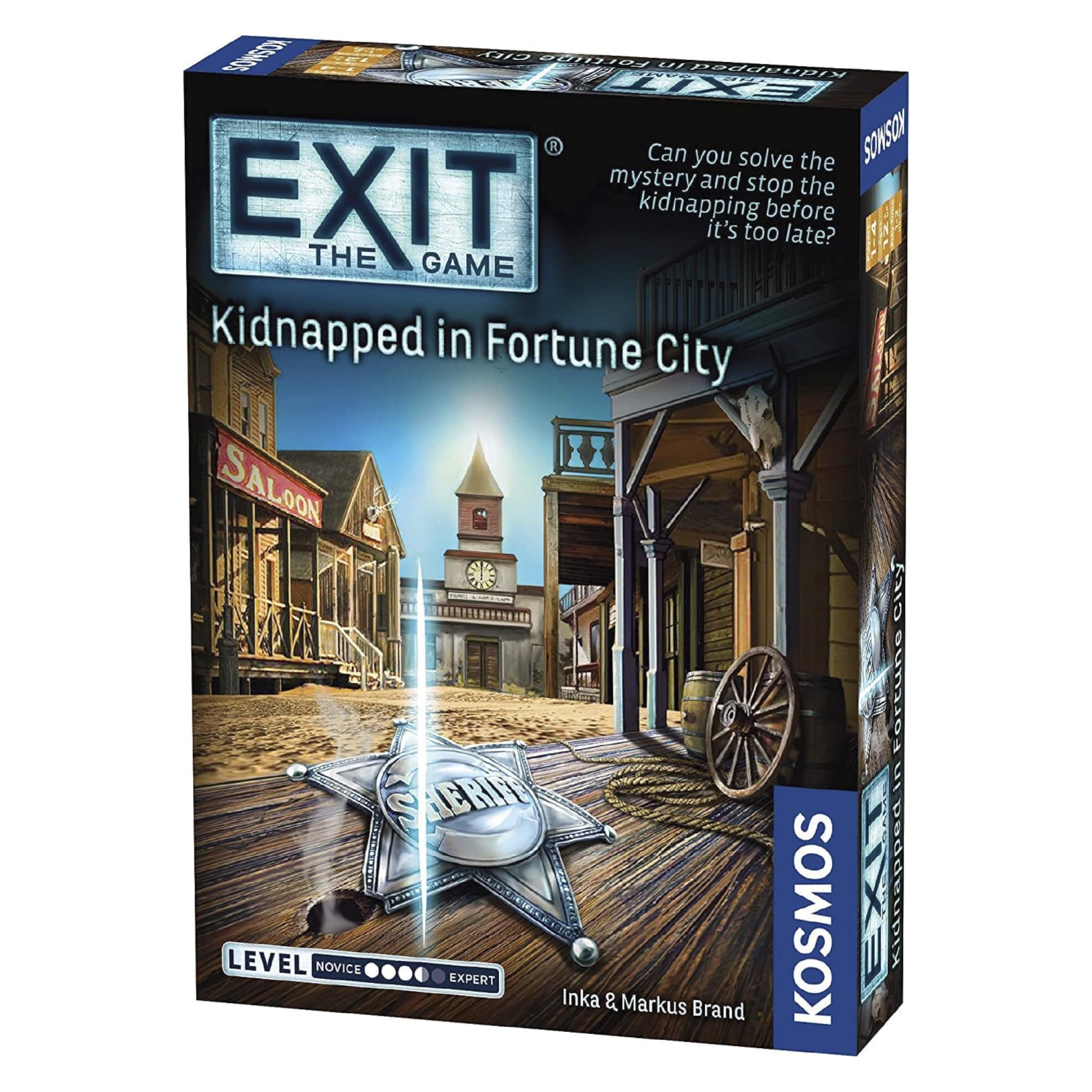 Thames & Kosmos EXIT: Kidnapped in Fortune City - Escape Room Card Game | 1-4 Players | Ages 12+ | 1-2 Hours Playtime