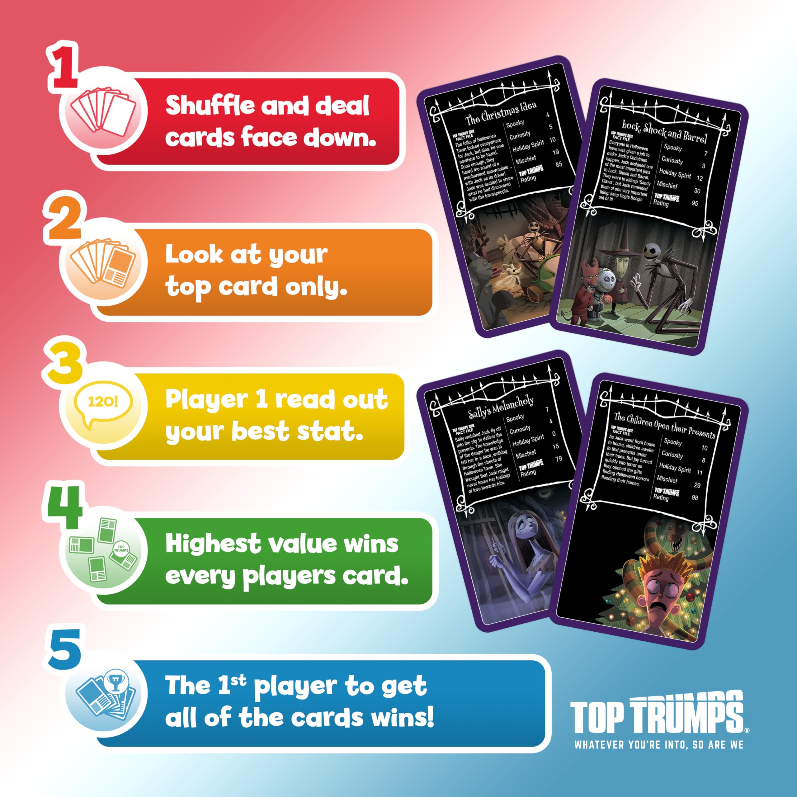 Top Trumps The Nightmare Before Christmas Card Game 12