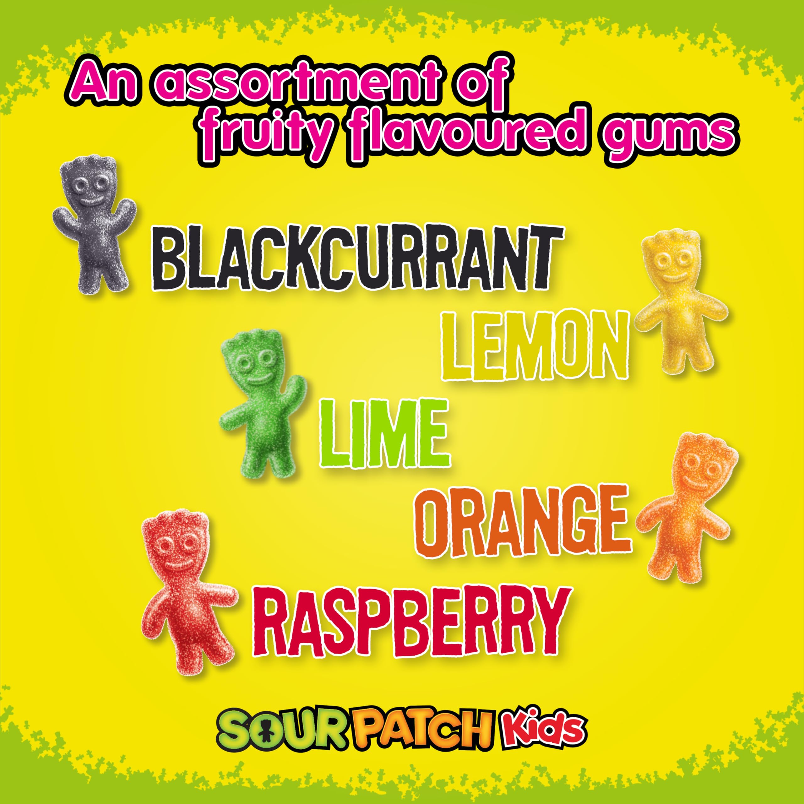Sour Patch Kids Assortment - Soft & Chewy Sour Then Sweet Candies 350g 5