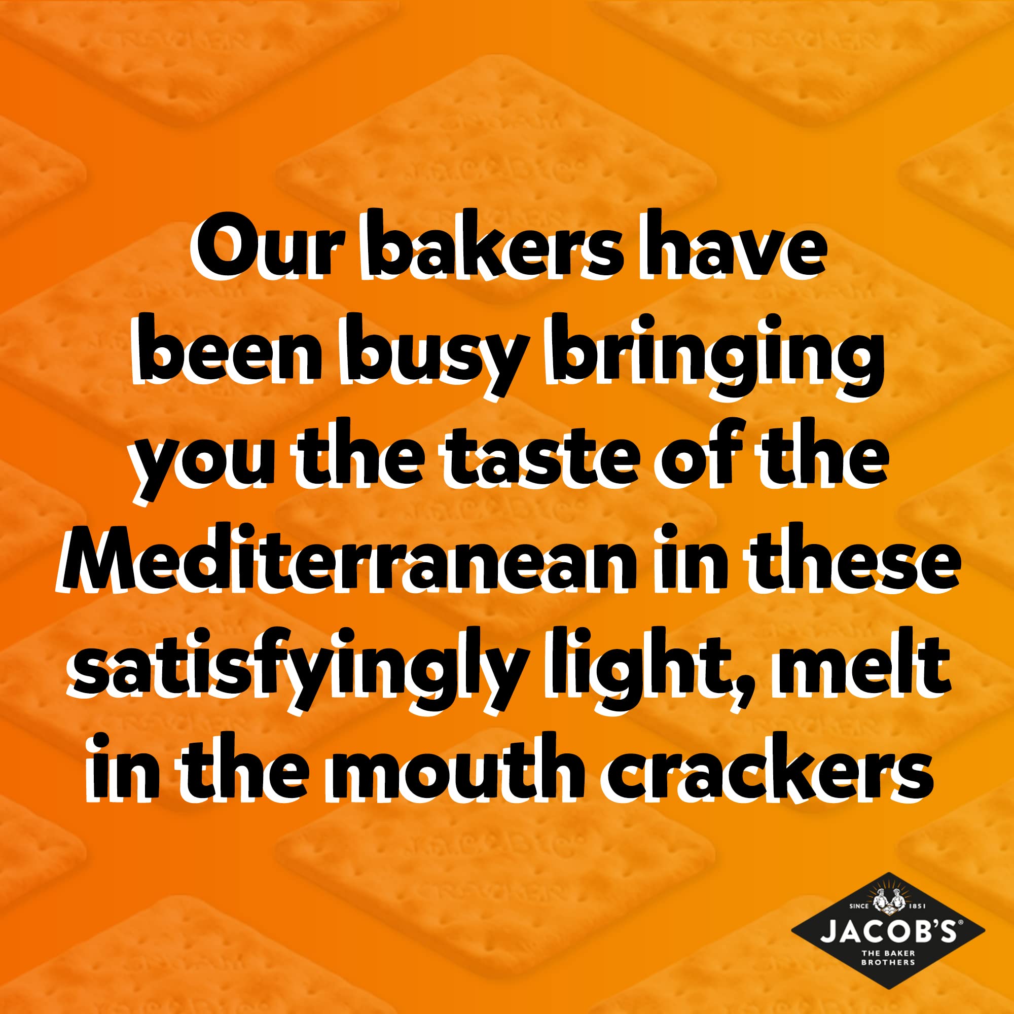 JACOB'S Flatbread Salt & Pepper Crackers - High Fiber Protein | Vegetarian | 150g 3