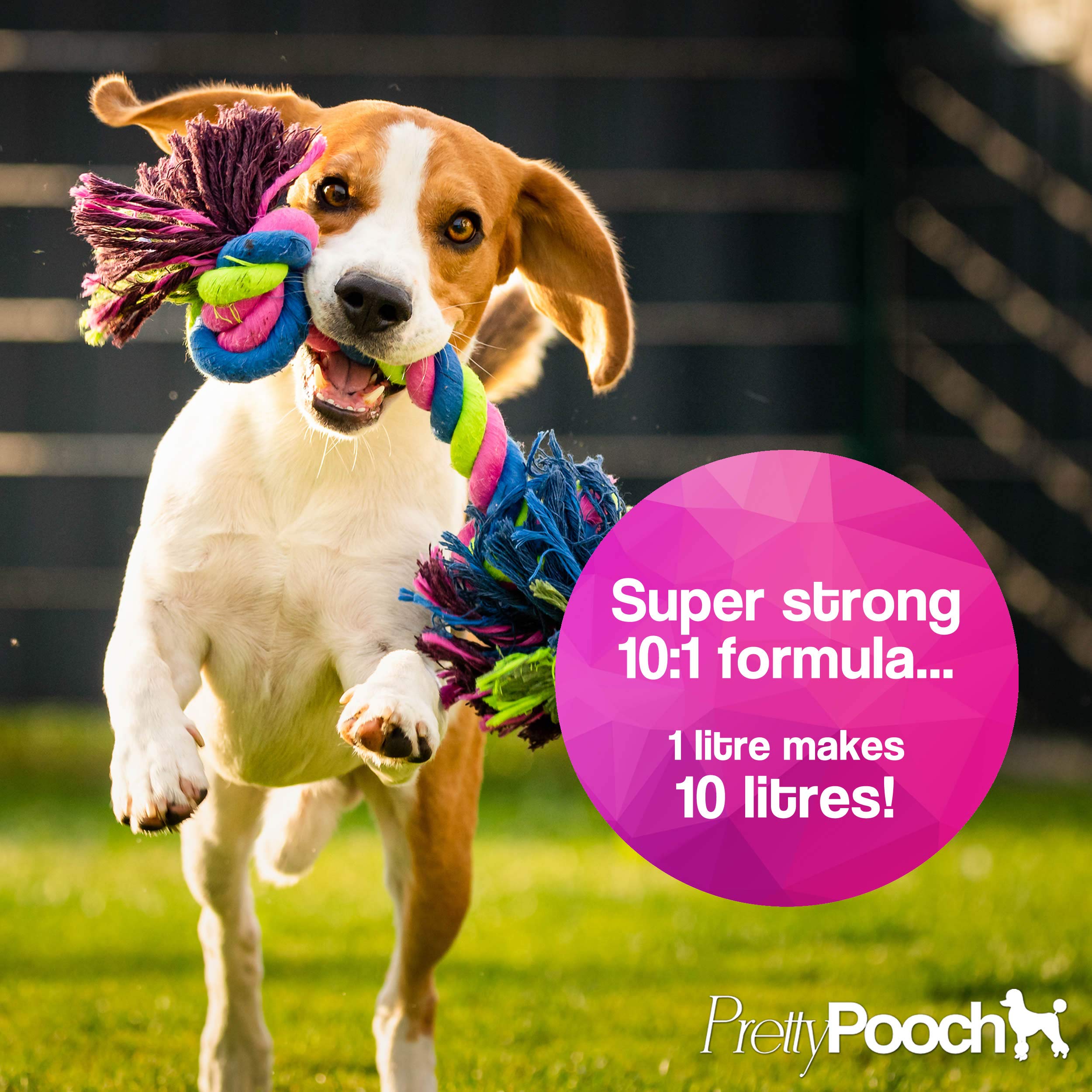 Pretty Pooch Artificial Grass Cleaner - Super Concentrate Formula | 1L | Fresh Cut Grass Scent