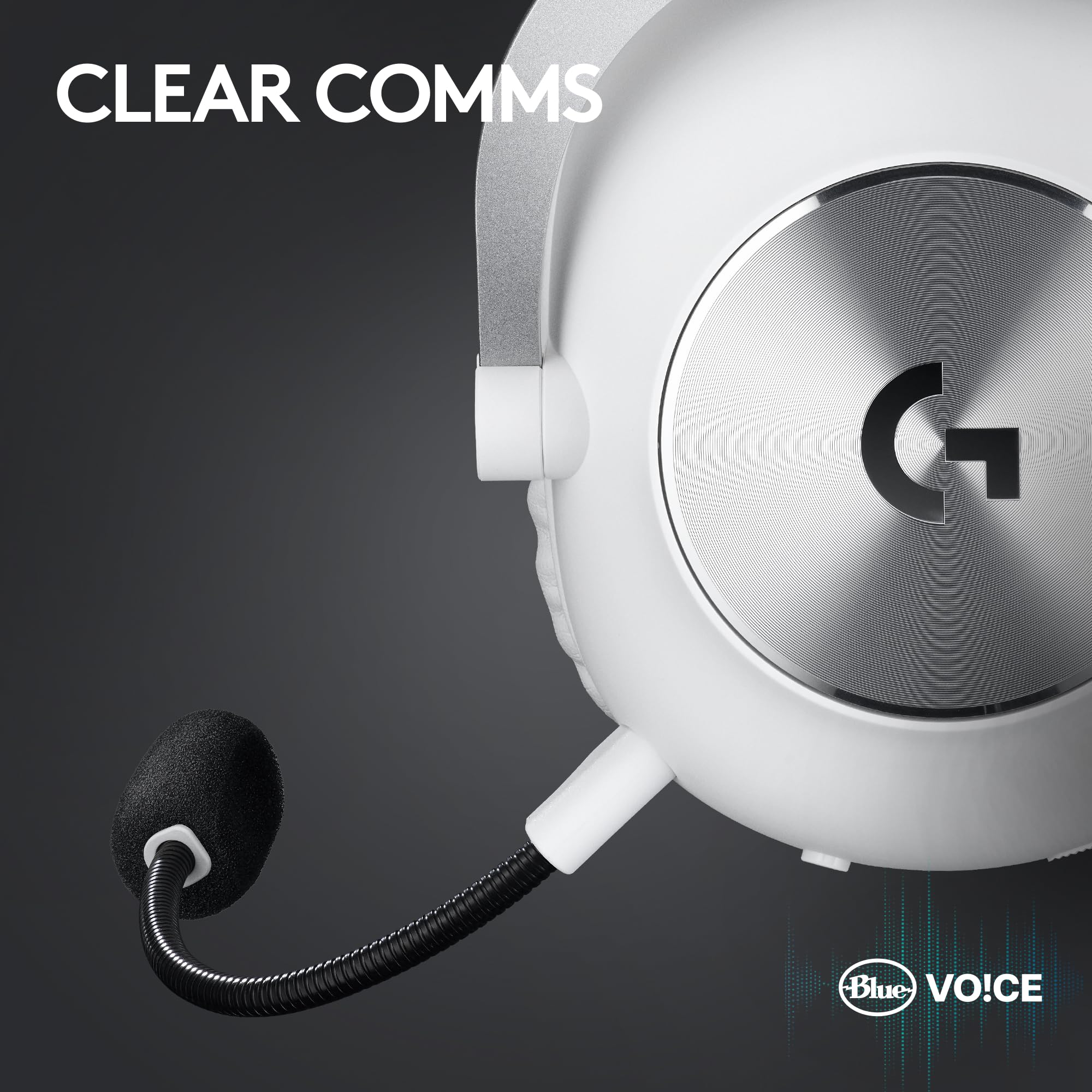 Logitech G PRO X 2 LIGHTSPEED Wireless Gaming Headset with Detachable Boom Mic, 50mm Graphene Drivers, PC/PS5/Switch Compatible 10