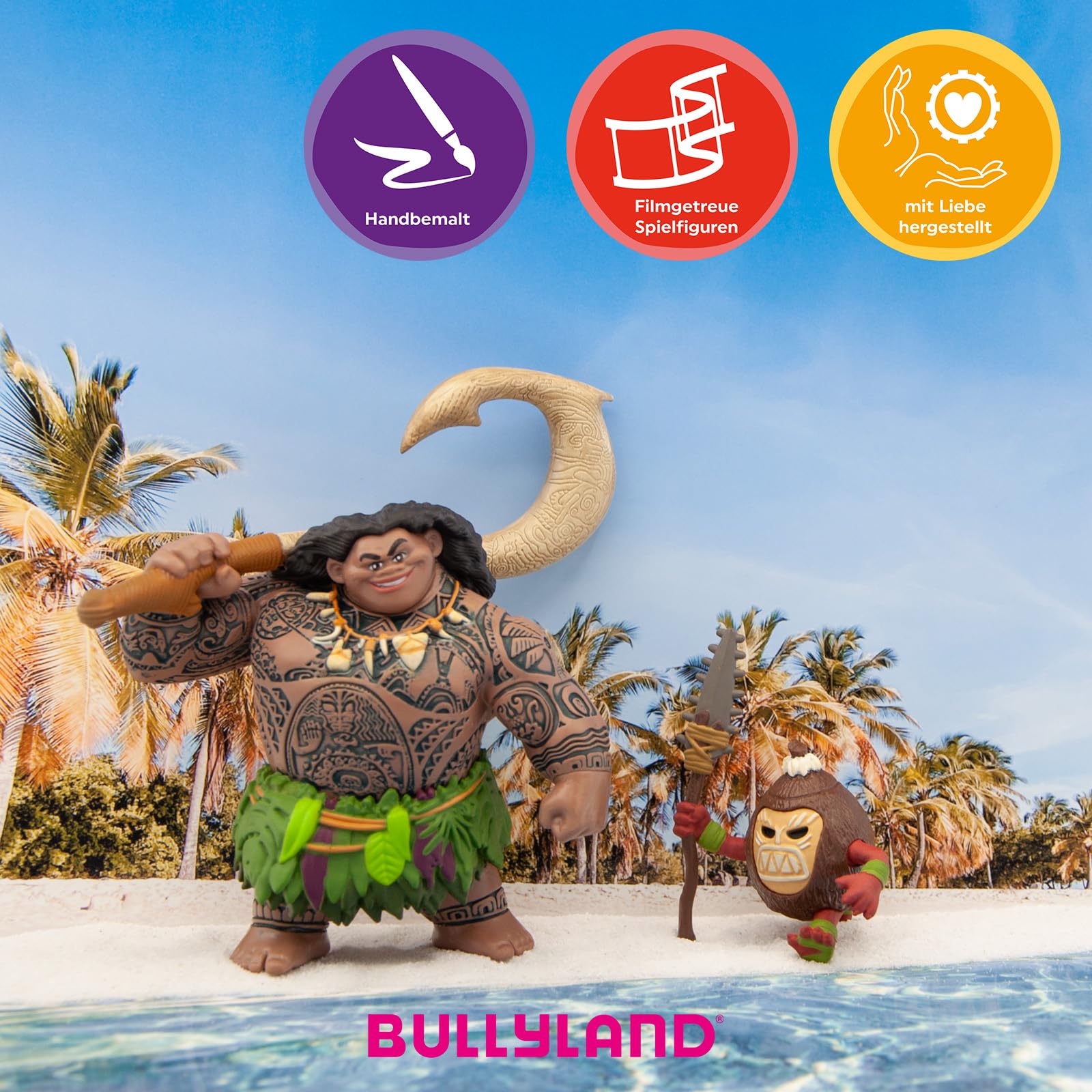 Bullyland Disney Moana Kakamora Hand-Painted Action Figure | 4.5 cm | Age 3+