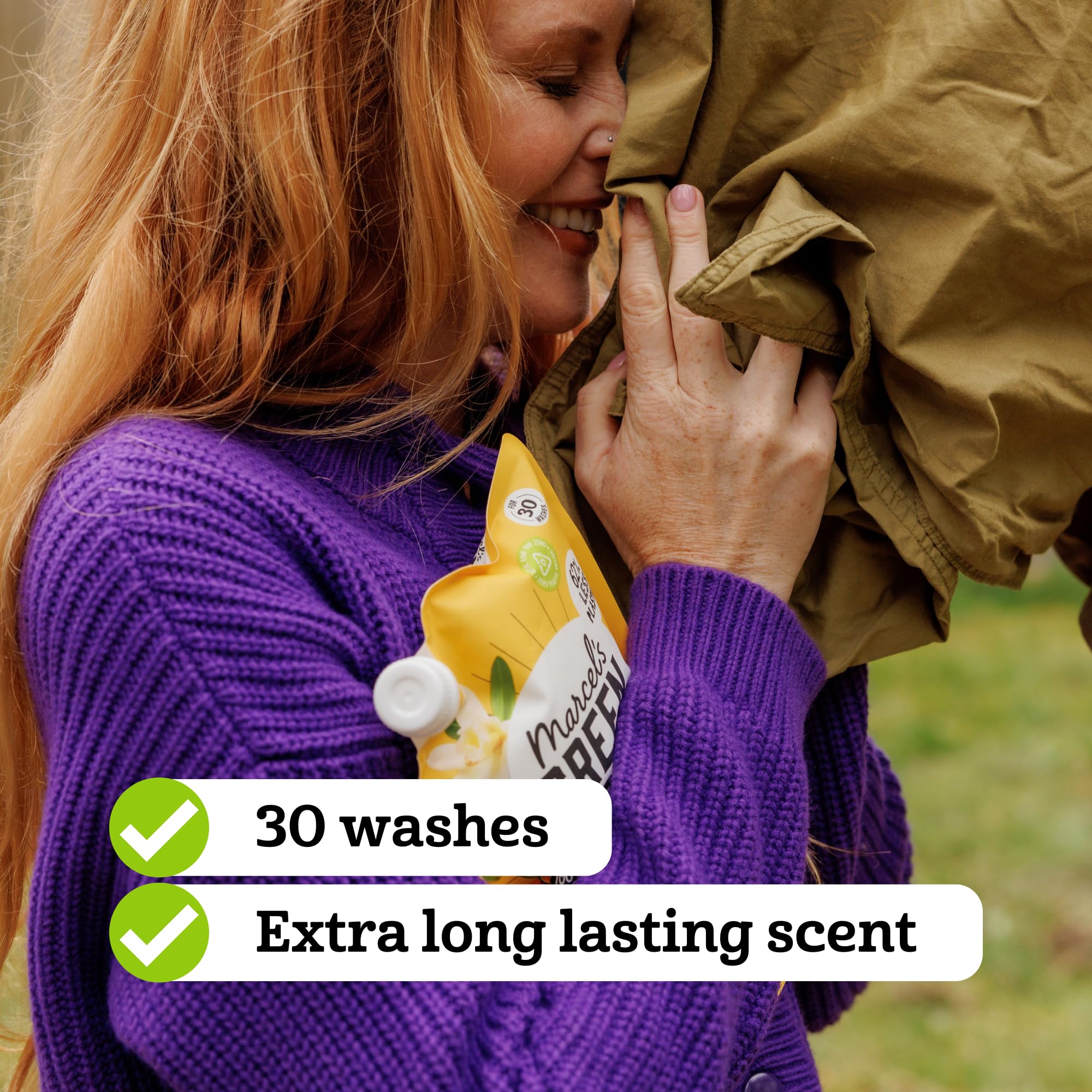 Marcel's Green Soap Fabric Softener Vanilla & Cotton - Vegan, Microplastic-Free | 750 ml 2