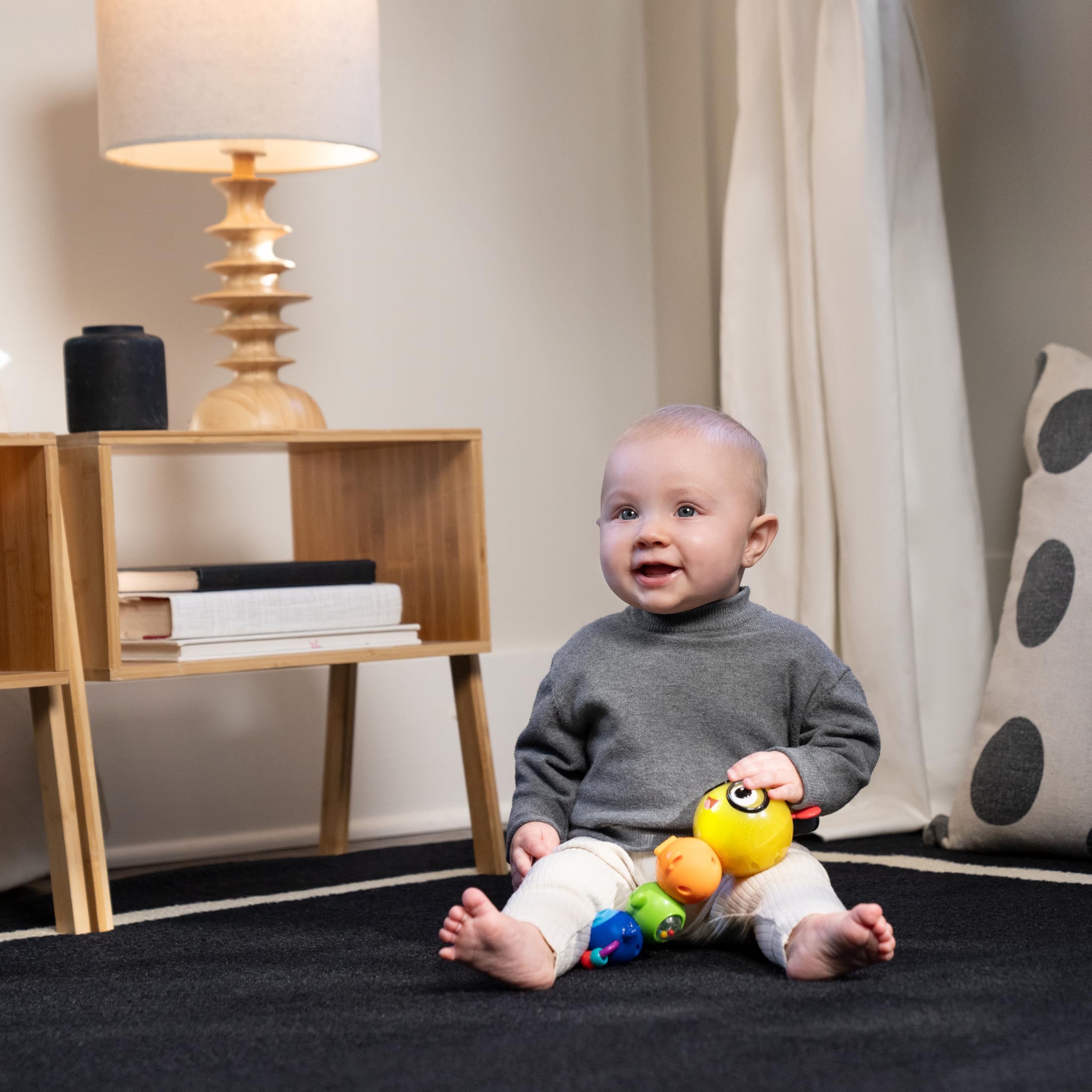 Baby Einstein Twist-a-Pal Cal Sensory Toy - Musical & Light-Up Caterpillar with Bead Chaser, 6+ Months 9