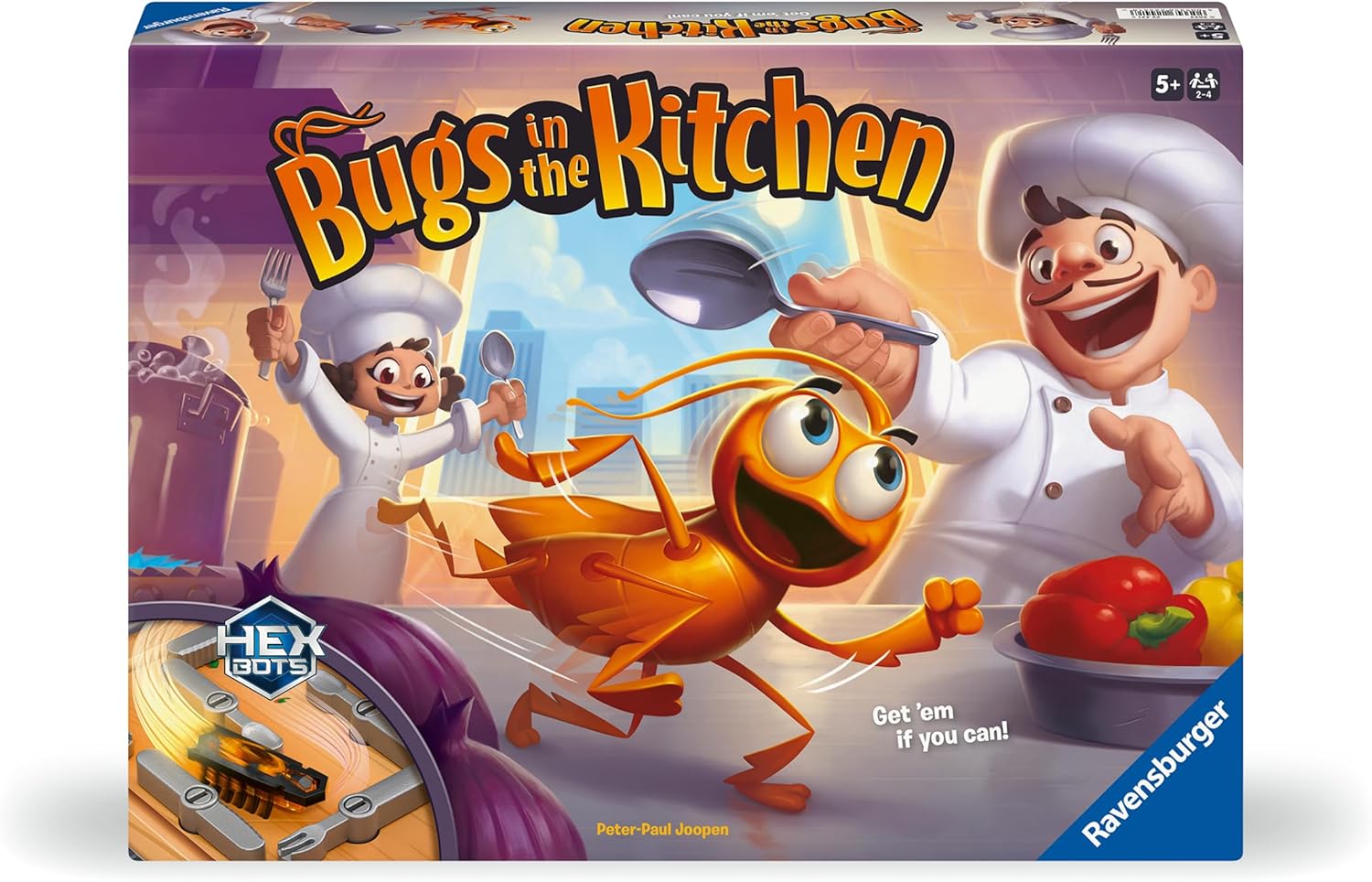 Ravensburger Bugs in The Kitchen Board Game with HEXBUG Nano
