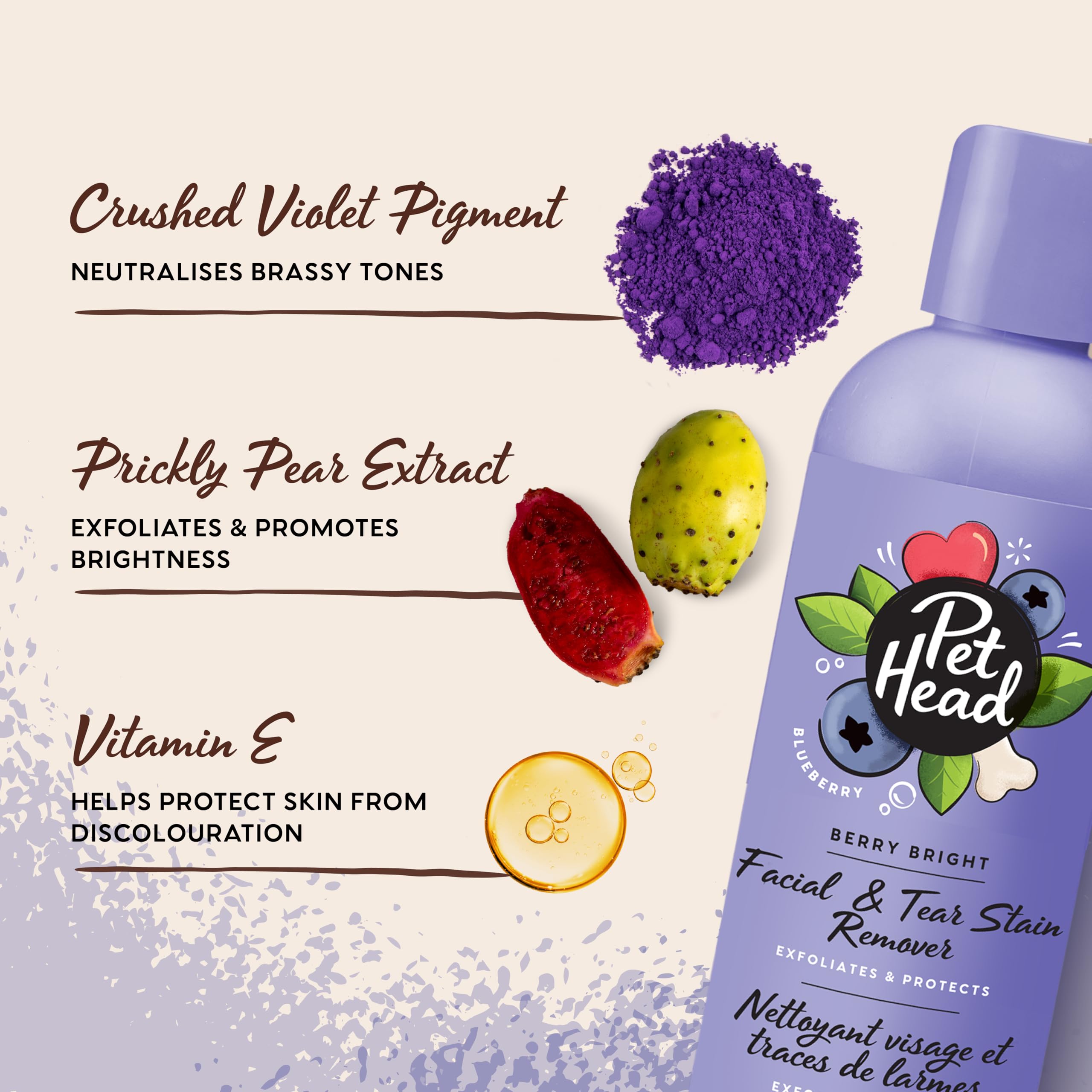 Pet Head Berry Bright Dog Shampoo - Blueberry Scent | 200ml