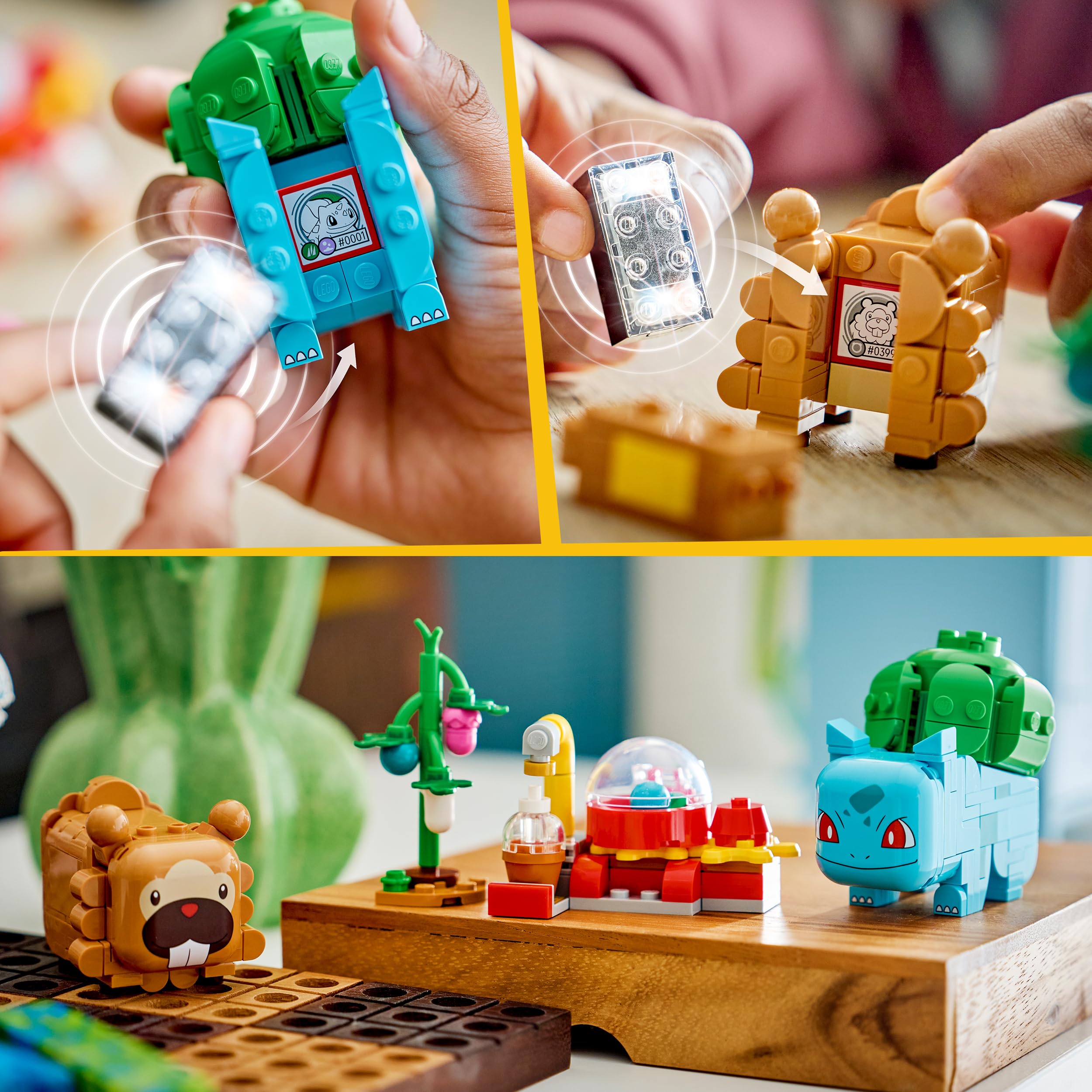 LEGO Pokémon SMART Play: Berry Bash with Bulbasaur and Bidoof Building Set | Ages 7+ 5