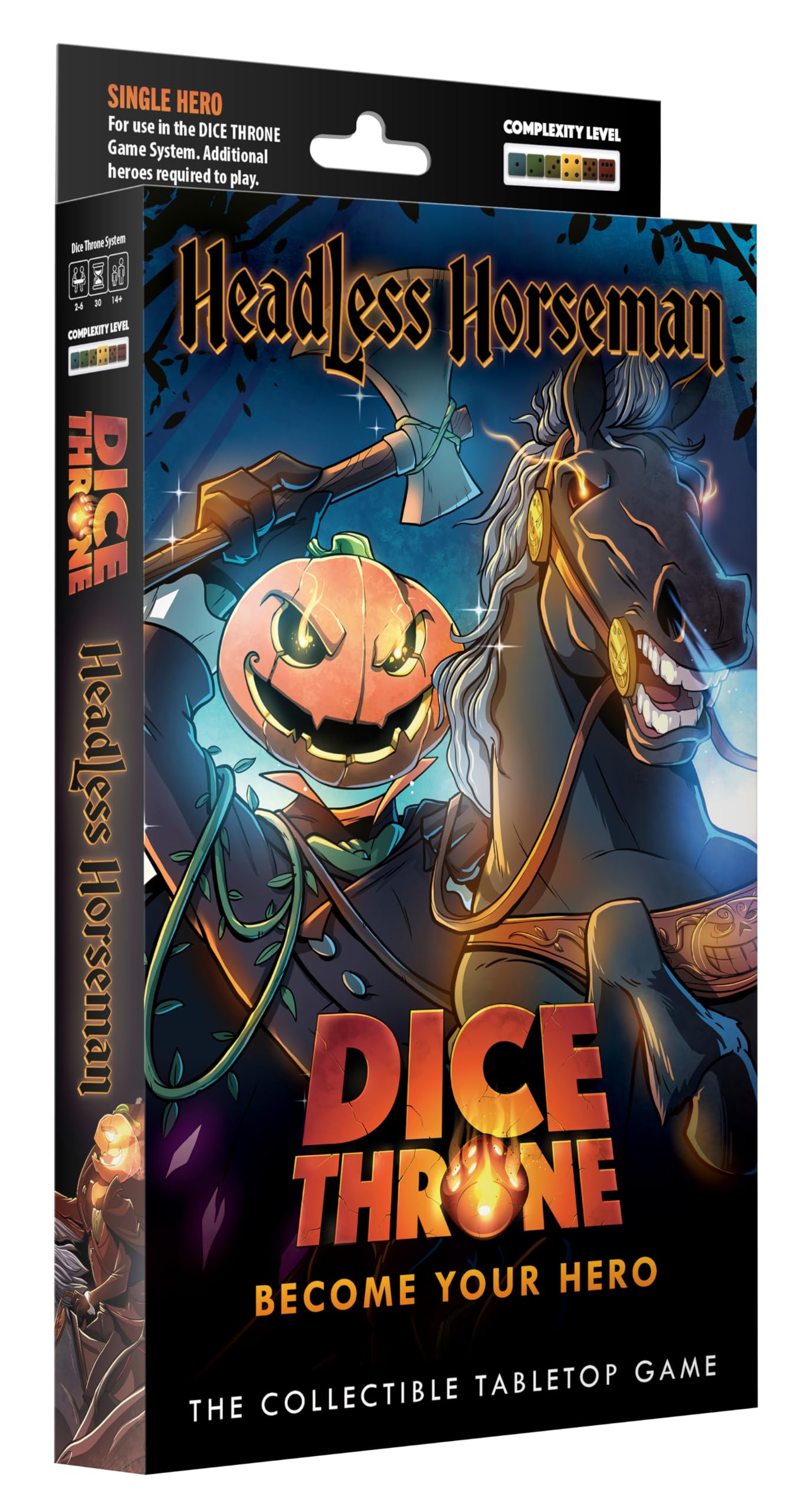 Dice Throne Headless Horseman Hero Pack - Haunted High-Speed Playstyle | Compatible with All Seasons | 2-4 Players 1