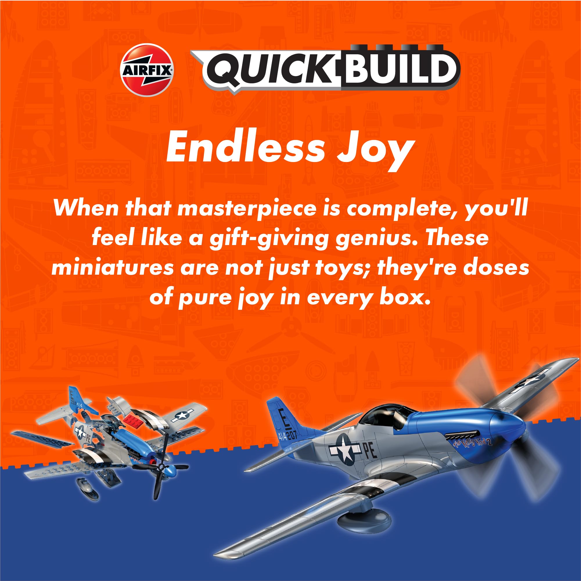 Airfix Quick Build BAE Hawk Model Kit - Snap-Together Fighter Jet for Kids 5+ 4