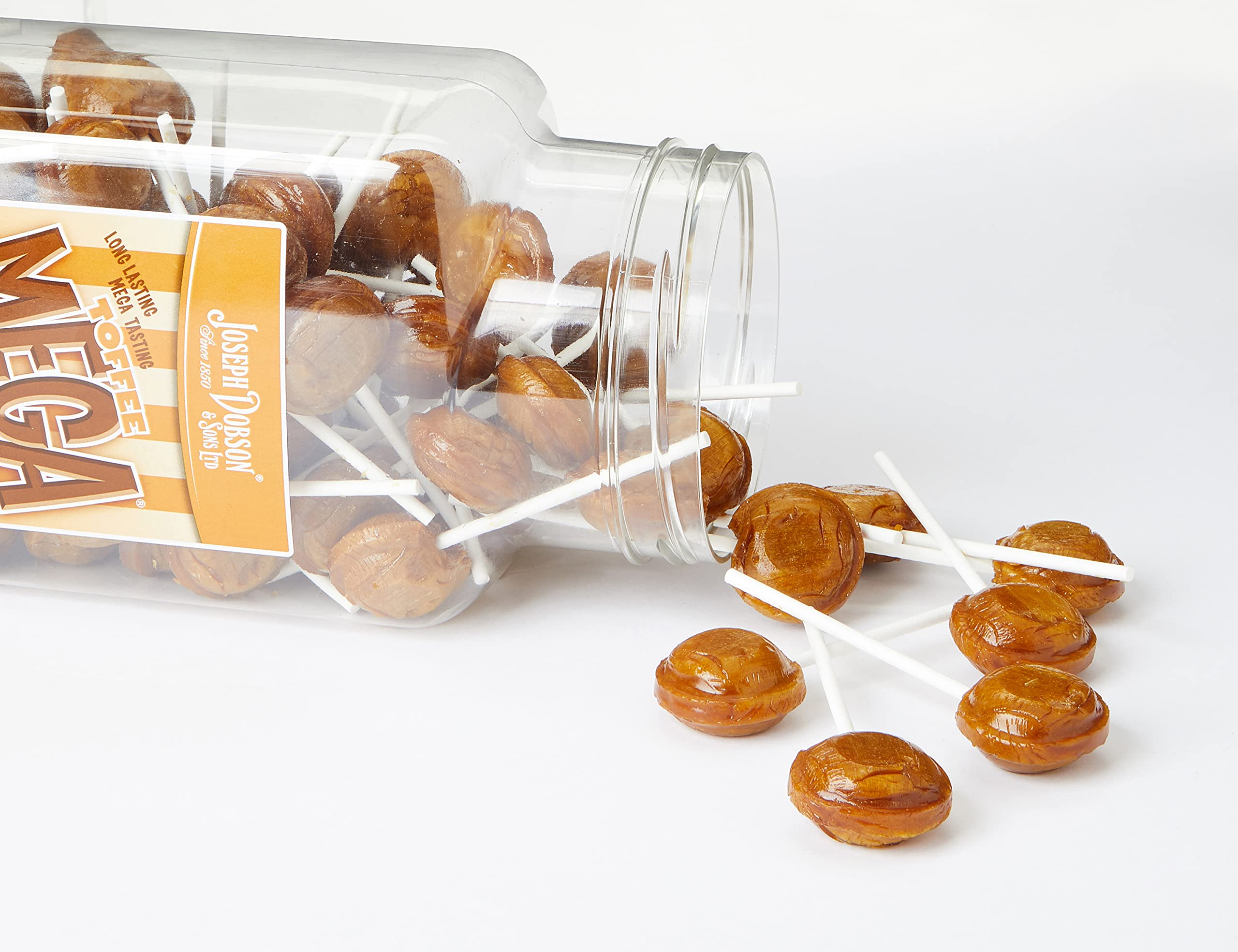 Joseph Dobson & Sons Toffee Mega Lollies 1.99 kg - Handmade Traditional British Sweets