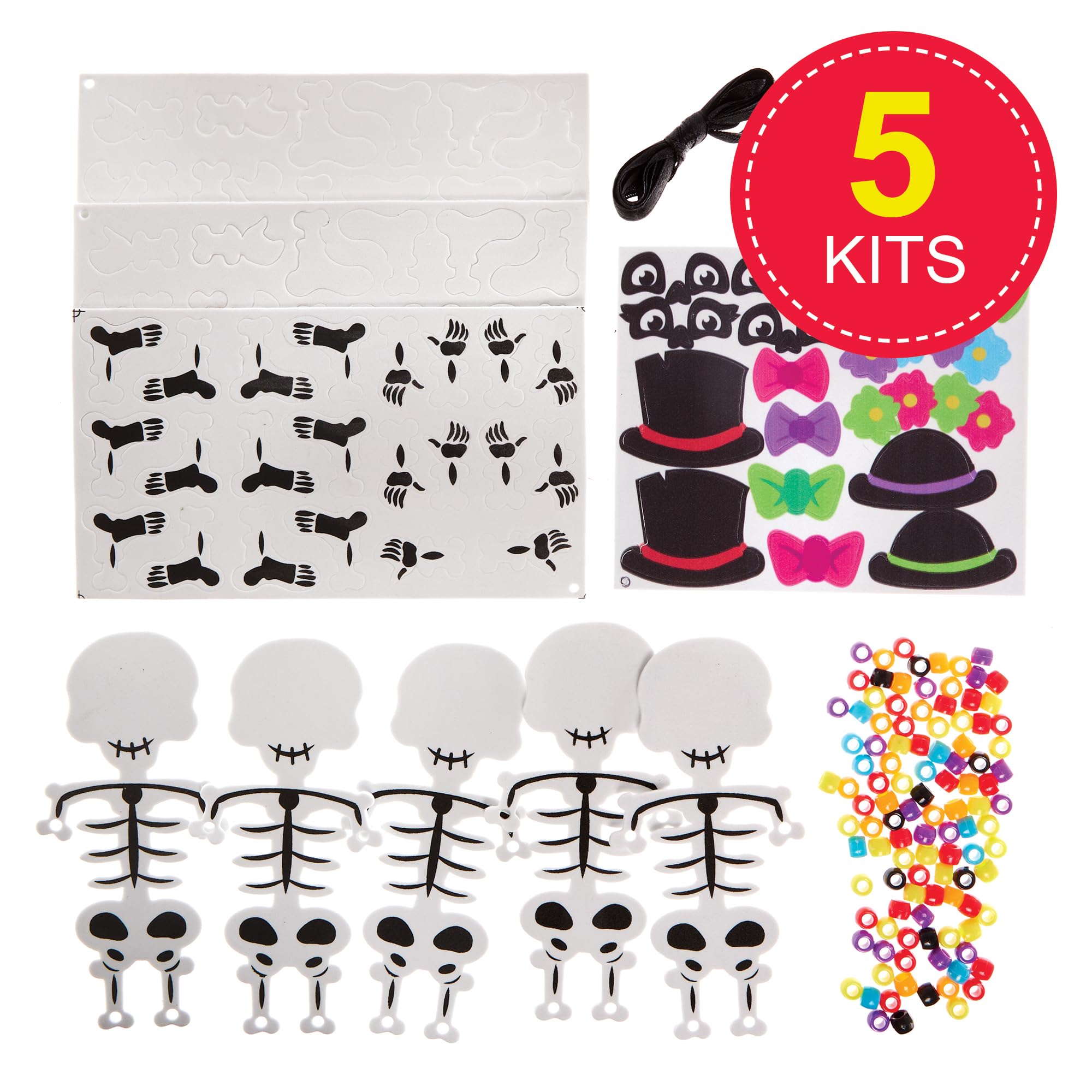 Baker Ross Skeleton Dangly Arm and Leg Decoration Kit - Pack of 5 4