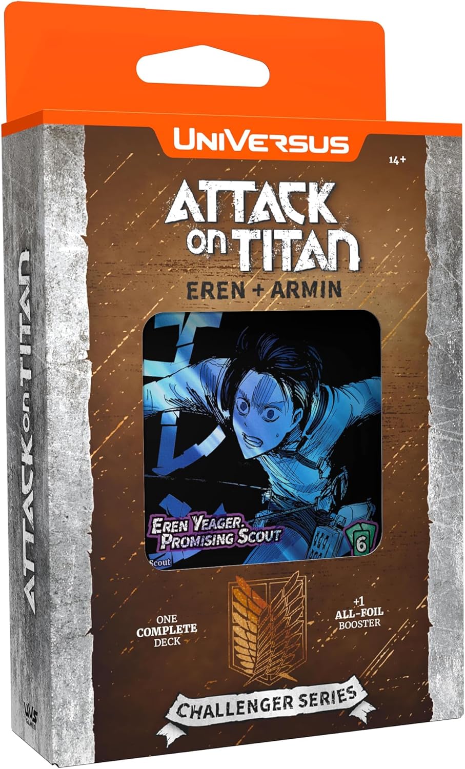 Universus Attack on Titan: Battle for Humanity Challenger Series Deck - Eren & Armin (UVSAOT01-CSD)