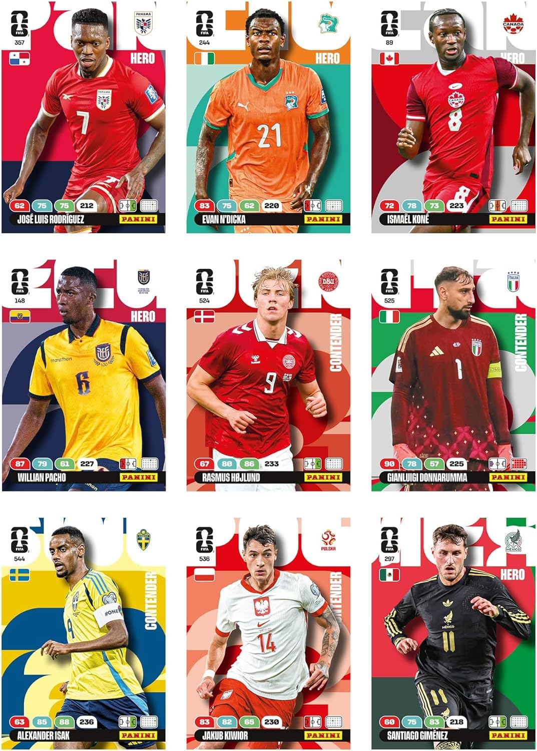 Panini FIFA World Cup 2026 Adrenalyn XL Multiset Trading Cards | Multicolor Paper Cards 2