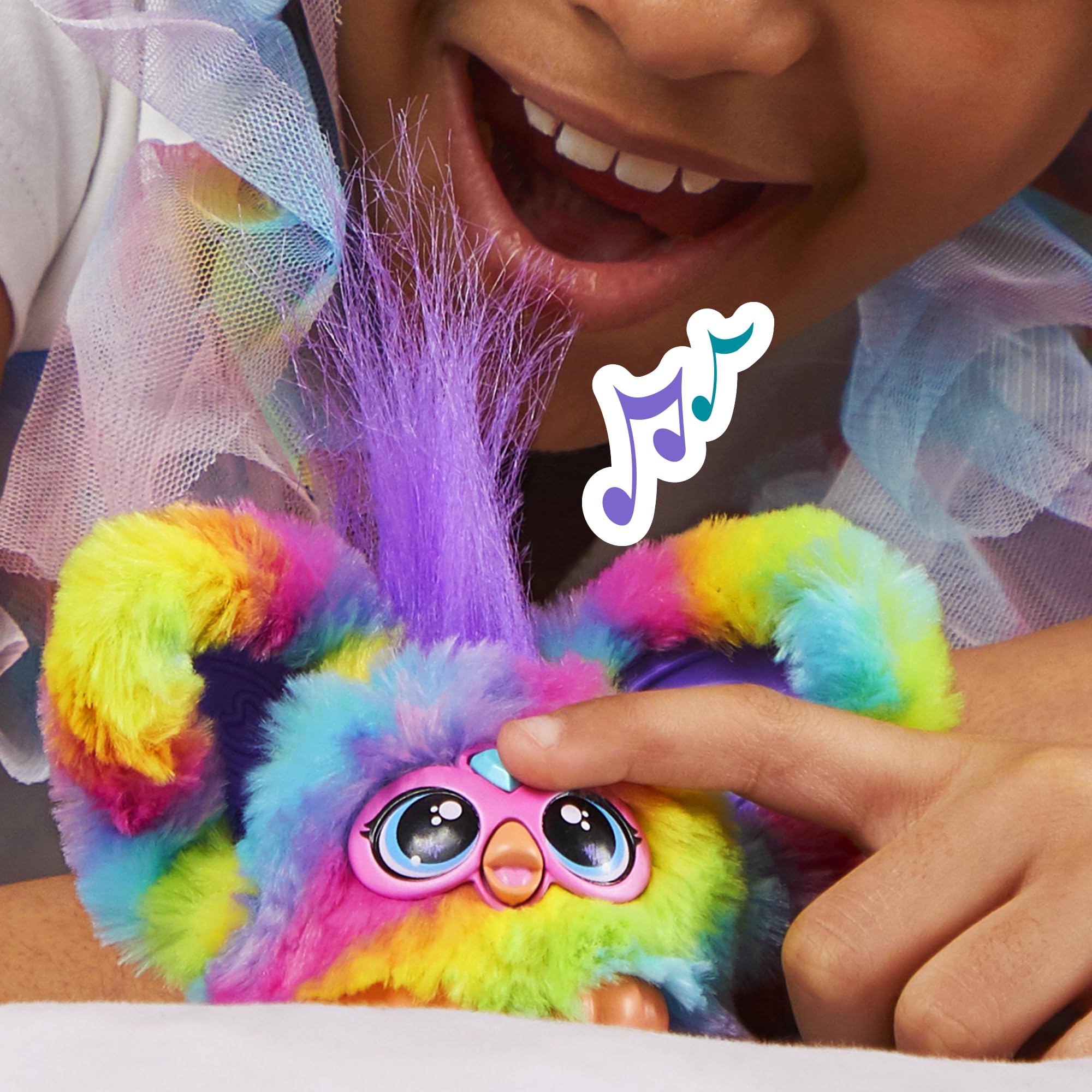 Furby Ray-Vee Furblets Series 1 - Mini Electronic Plush Toy with Sounds, Interactive Talking Collectible for Kids 8