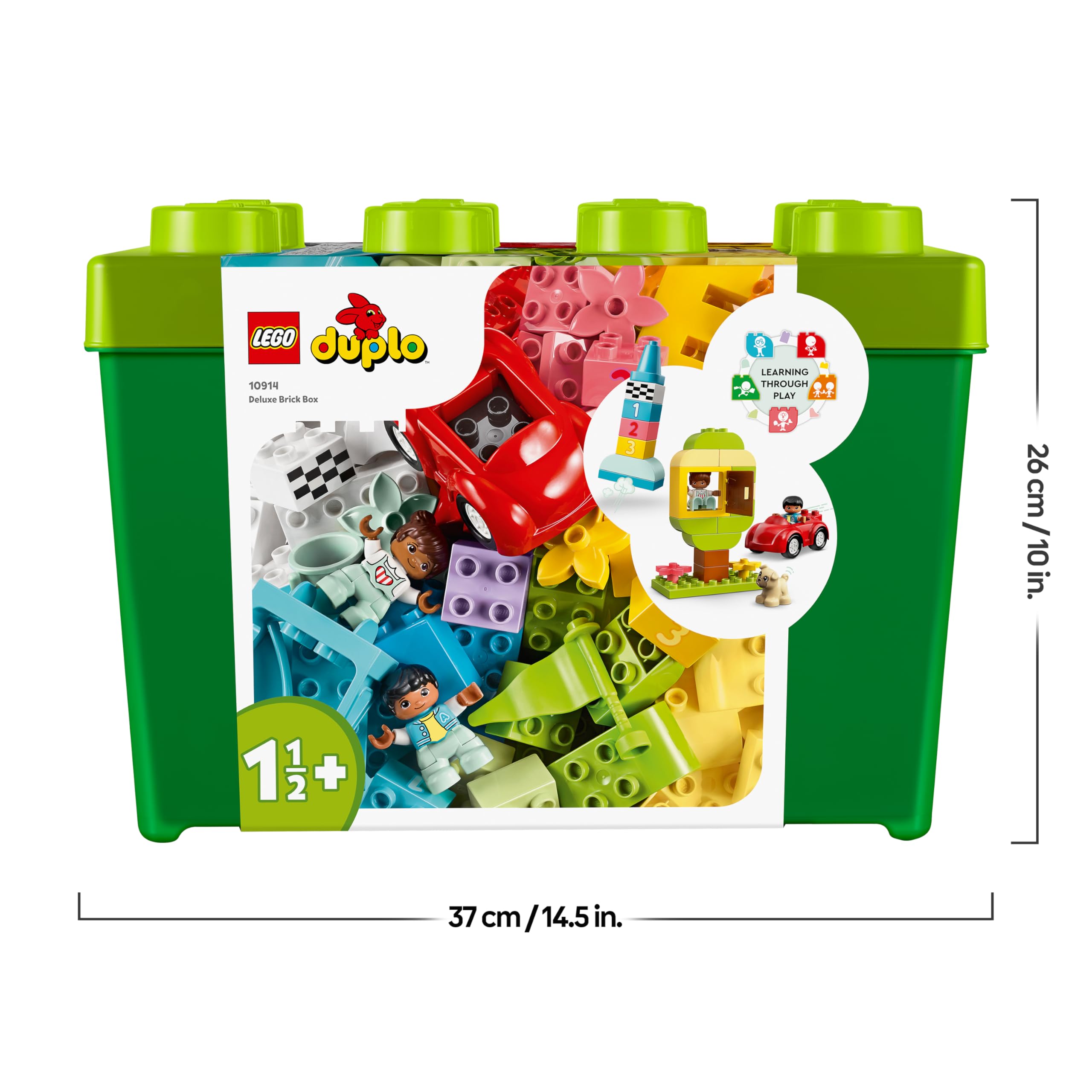 LEGO DUPLO 10914 Classic Deluxe Brick Box Building Set with Storage | 85 Pieces | Ages 1.5+ 8