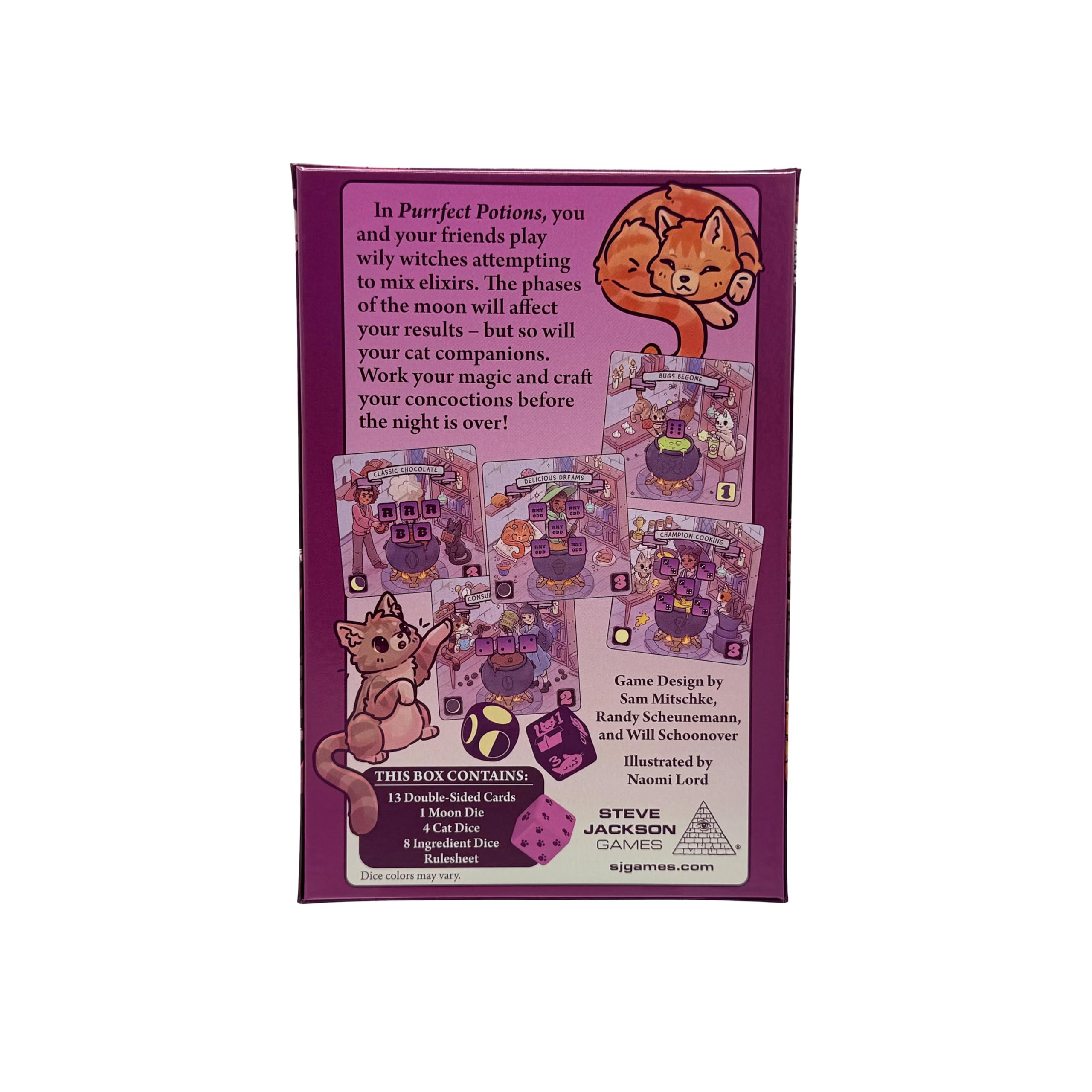 Steve Jackson Games Purrfect Potions Dice Game | 2-4 Players | Ages 14+ | Fast-Paced Potion Brewing 6