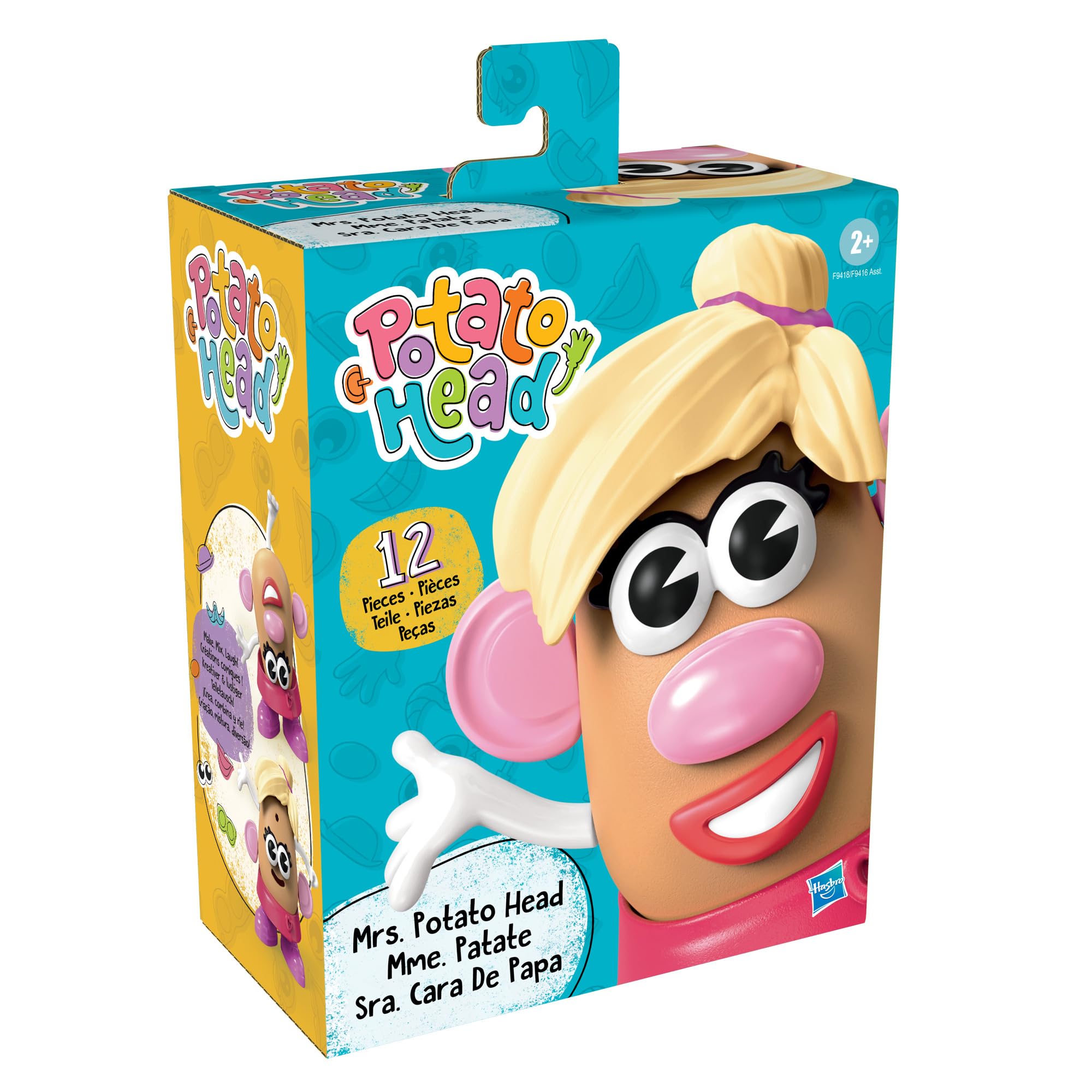 Mr. Potato Head Mrs. Potato Head - Mix and Mash Fun | Ages 2+ | 12 Pieces
