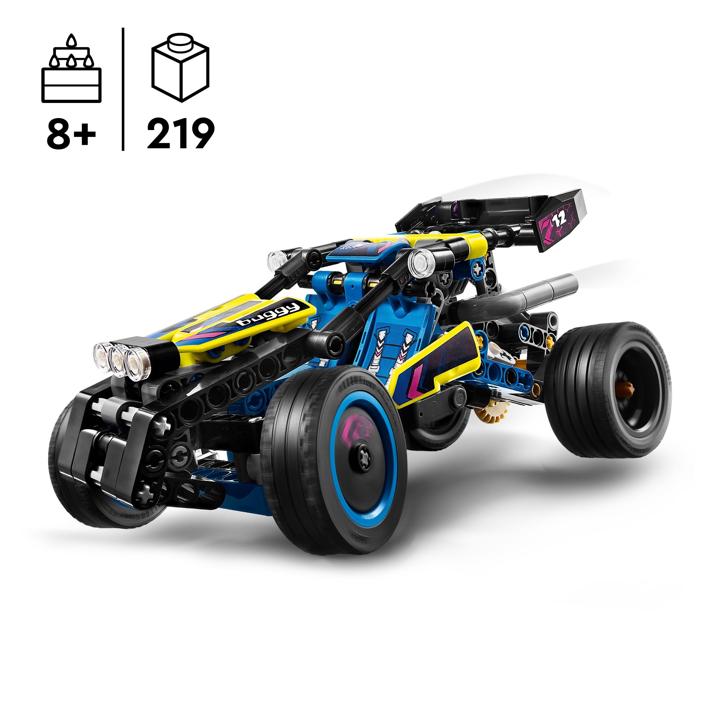 LEGO Technic Off-Road Race Buggy 42164 Building Set | 4-Cylinder Engine | Ages 8+ 2