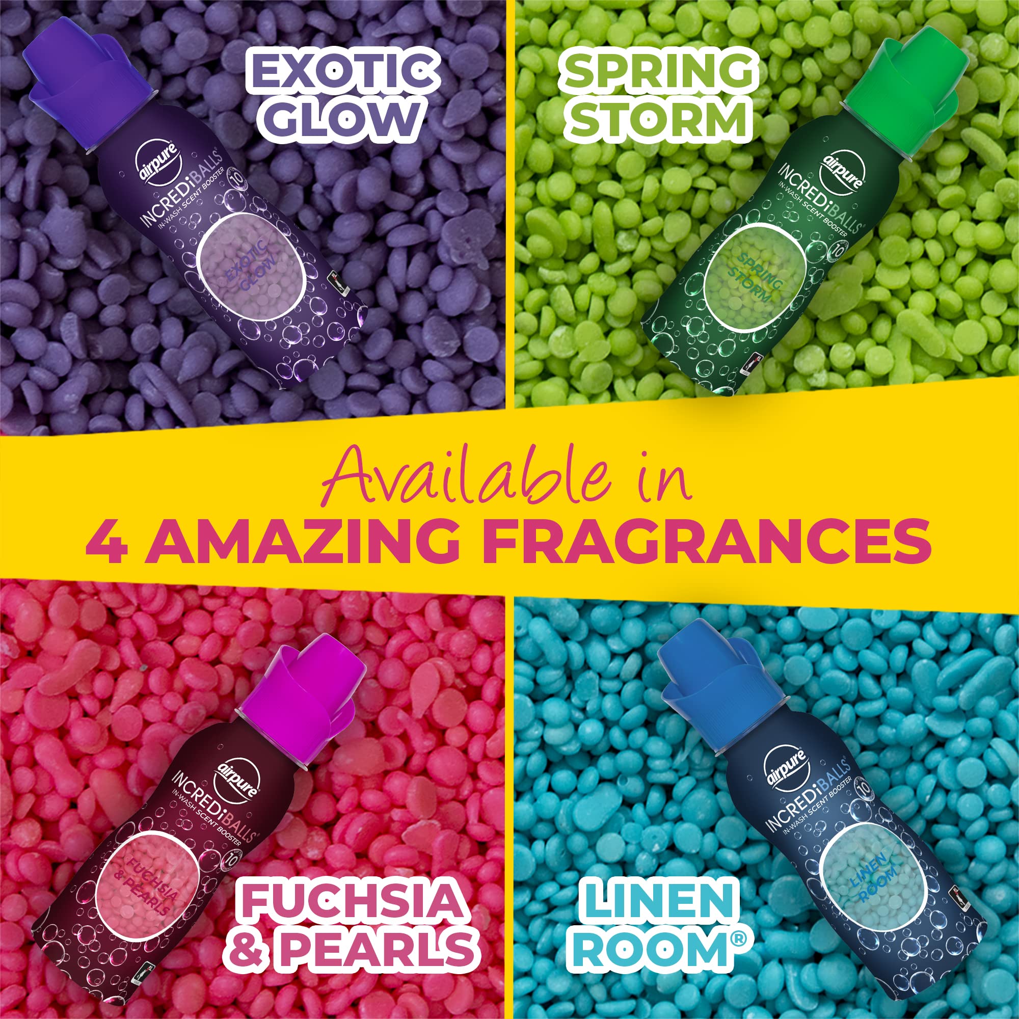 Airpure - INCREDiBALLS in-Wash Scent Booster (AP-IB-317), 10 Washes 6