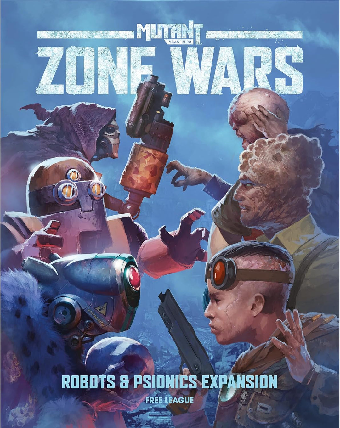 Free League Mutant Year Zero: Zone Wars - Robots & Psionics Expansion Board Game (FLFMUT011)