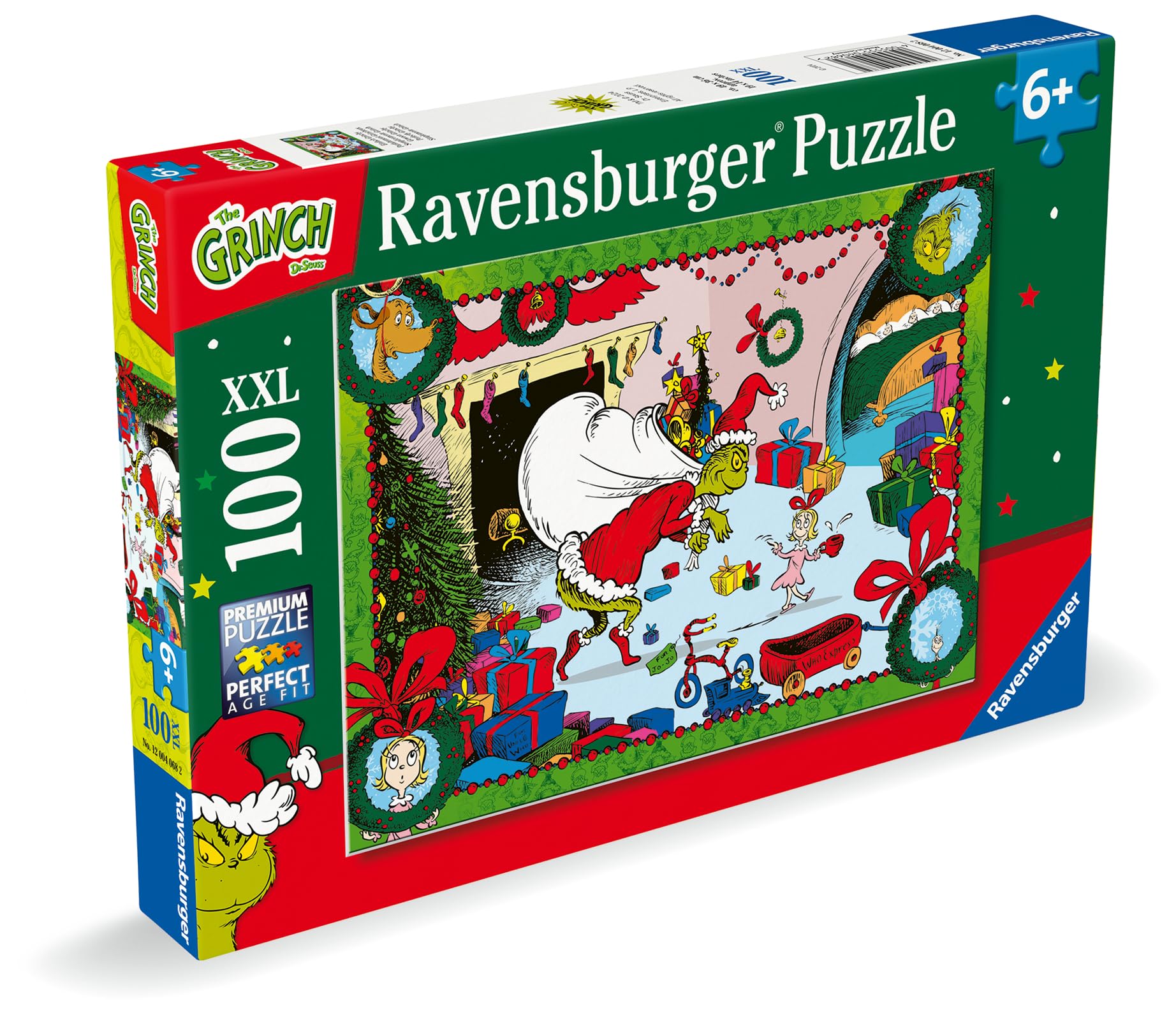 Ravensburger The Grinch 100-Piece Christmas Jigsaw Puzzle for Kids 6 Years Up