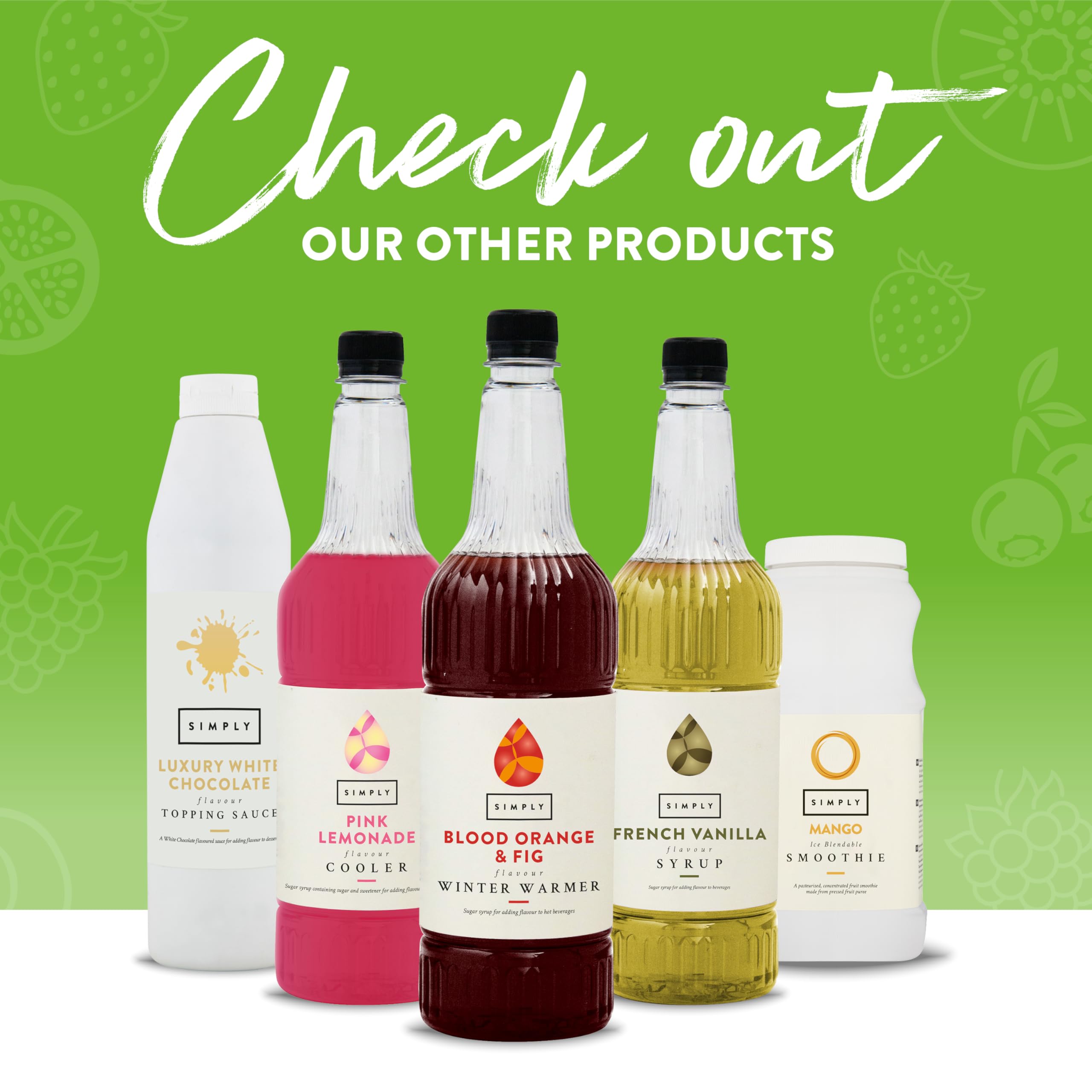Simply Raspberry & Pineapple Cooler Beverage Syrup - Vegan, Gluten Free | 1 L 5