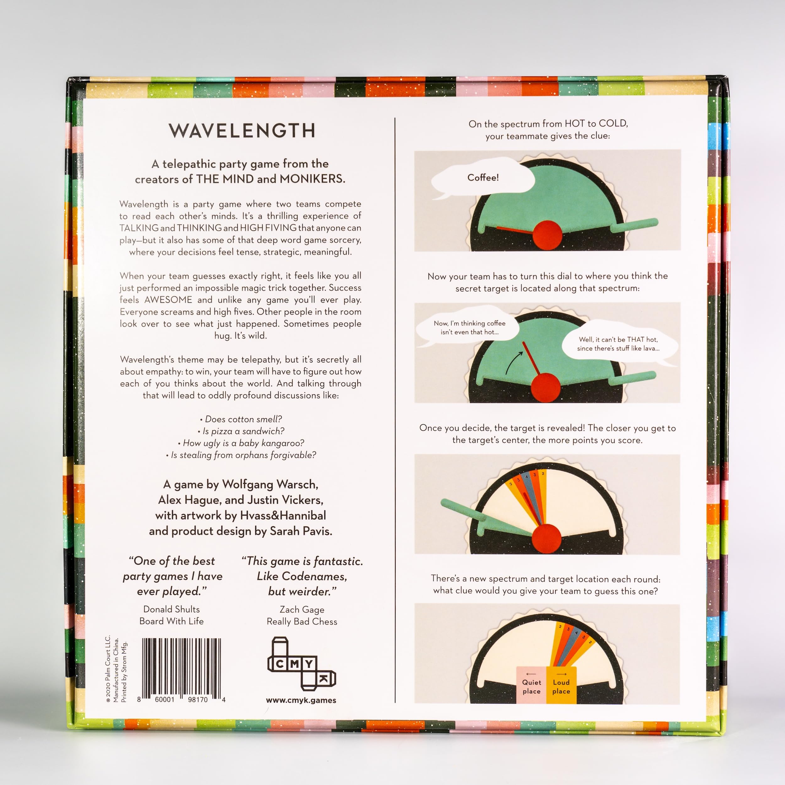 CMYK Wavelength: A Telepathic Party Game | Ages 14+ | 2-12 Players | 30-45 Min Playtime 7