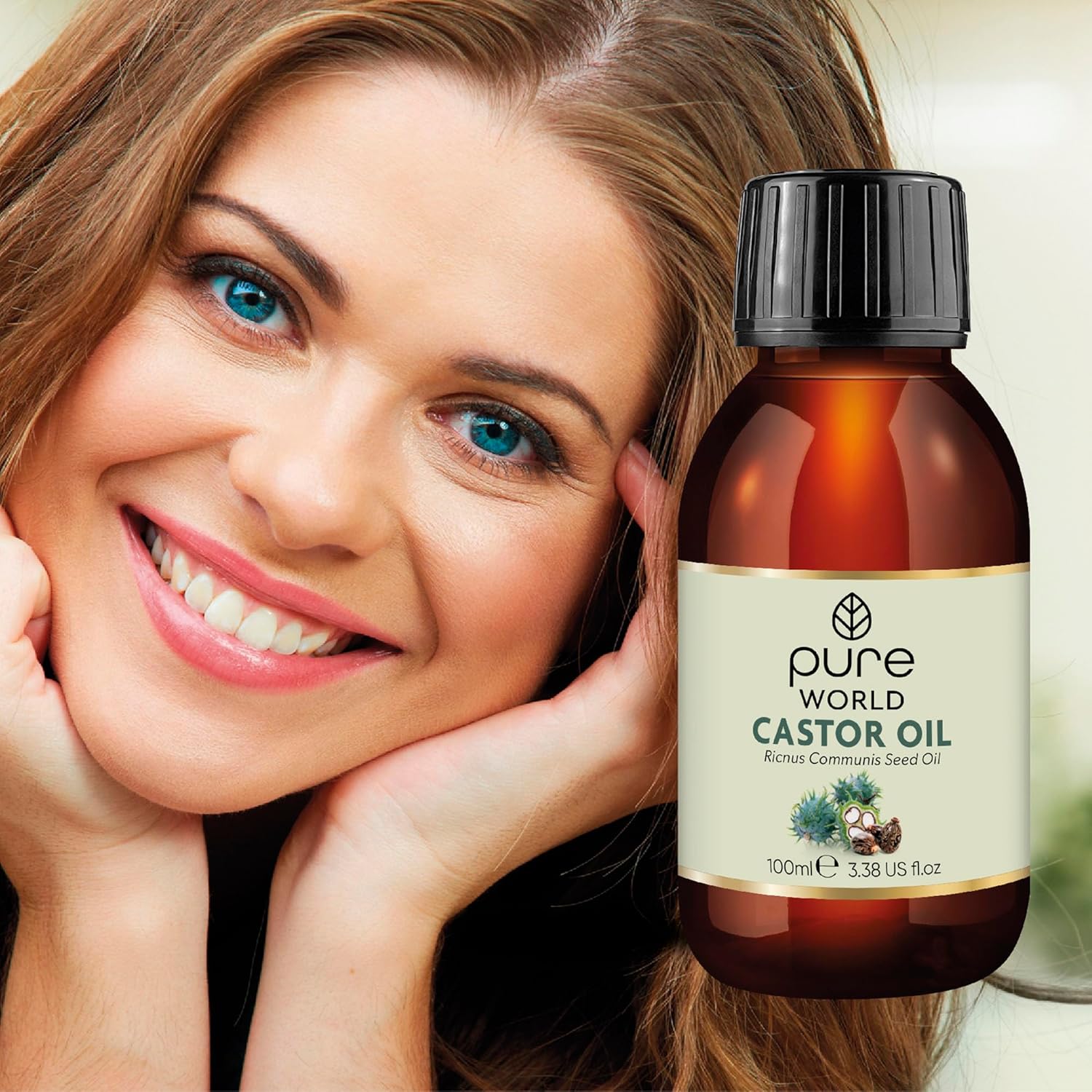 Pure World - Natural Castor Oil 100% Pure & Undiluted (100ML) 6