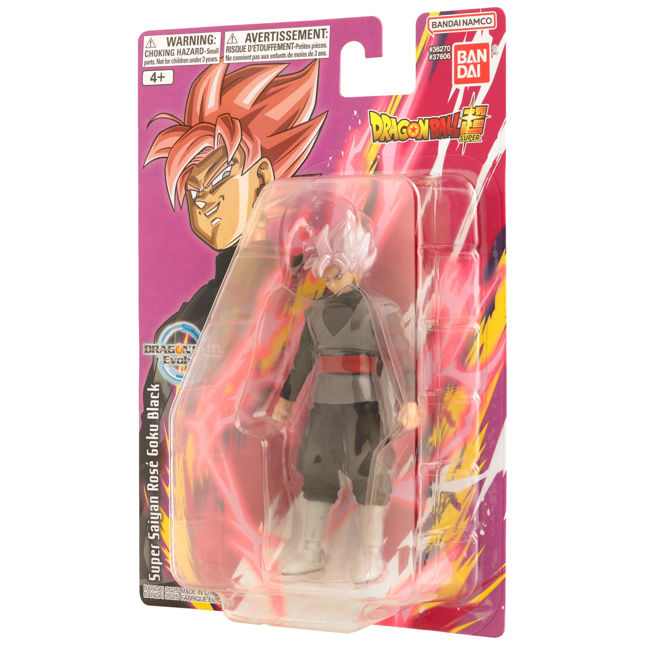 BANDAI Dragon Ball Evolve Super Saiyan Rose Goku Black Action Figure | 5 Inches | 27+ Points of Articulation 2