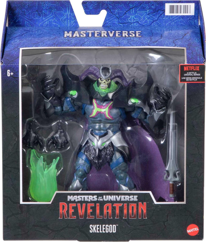 Masters of the Universe Masterverse Revelation Skelegod Action Figure - 9-Inch Collectible with 30 Points of Articulation