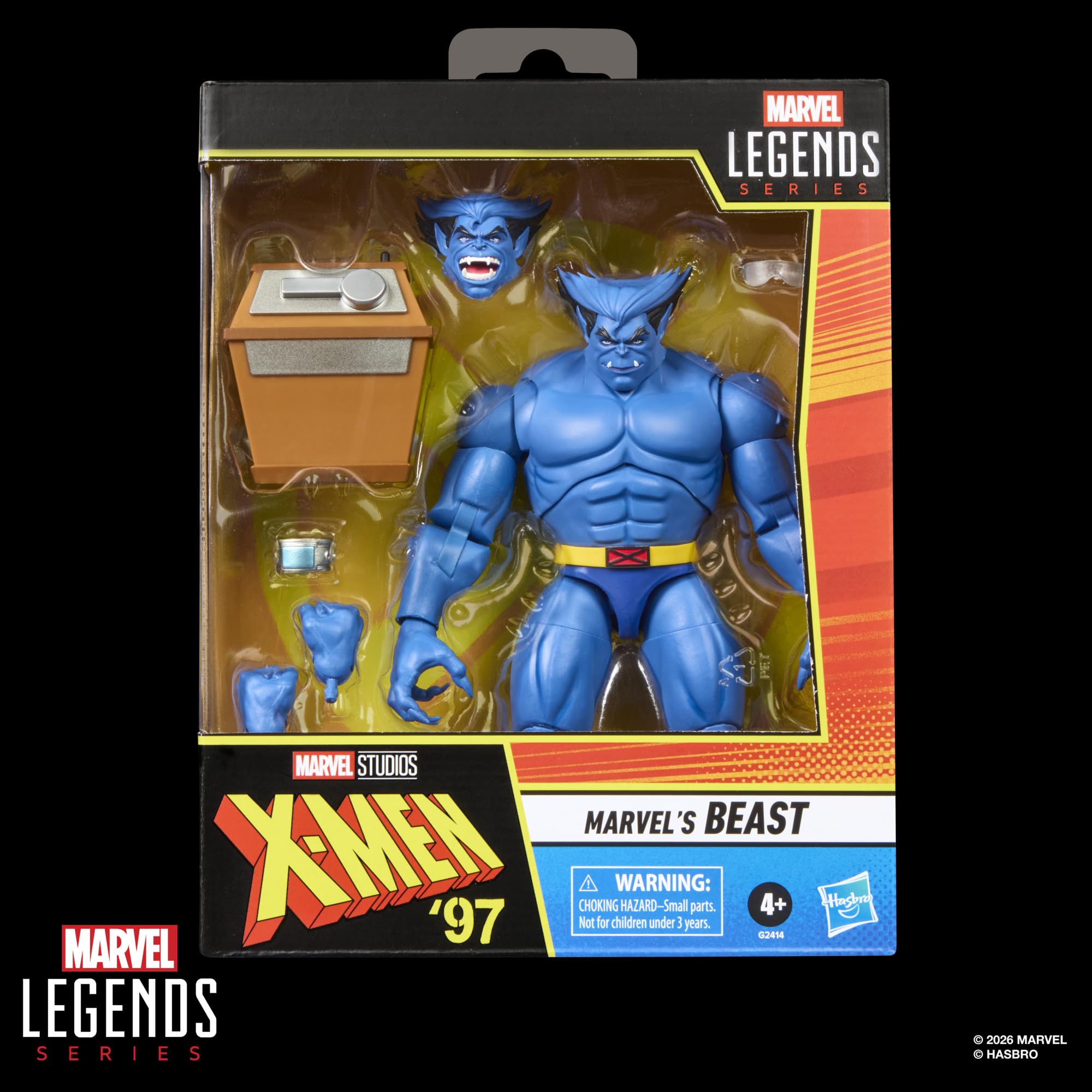 Marvel Legends Series Marvel's Beast X-Men '97 Collectible 15 cm Scale Action Figure | Ages 4+ | Plastic 2