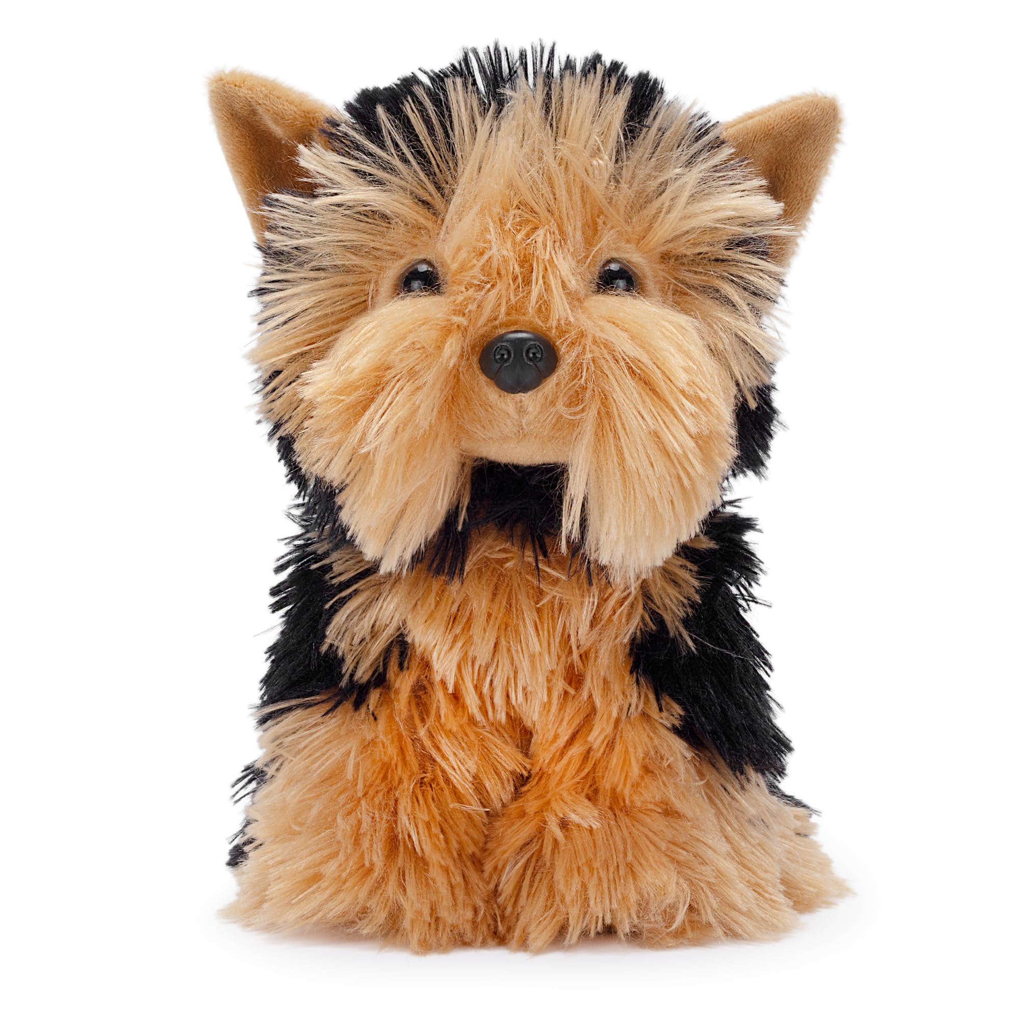 Zappi Co Rob the Yorkshire Terrier Plush Toy Dog - 22cm Stuffed Animal | Recycled Material