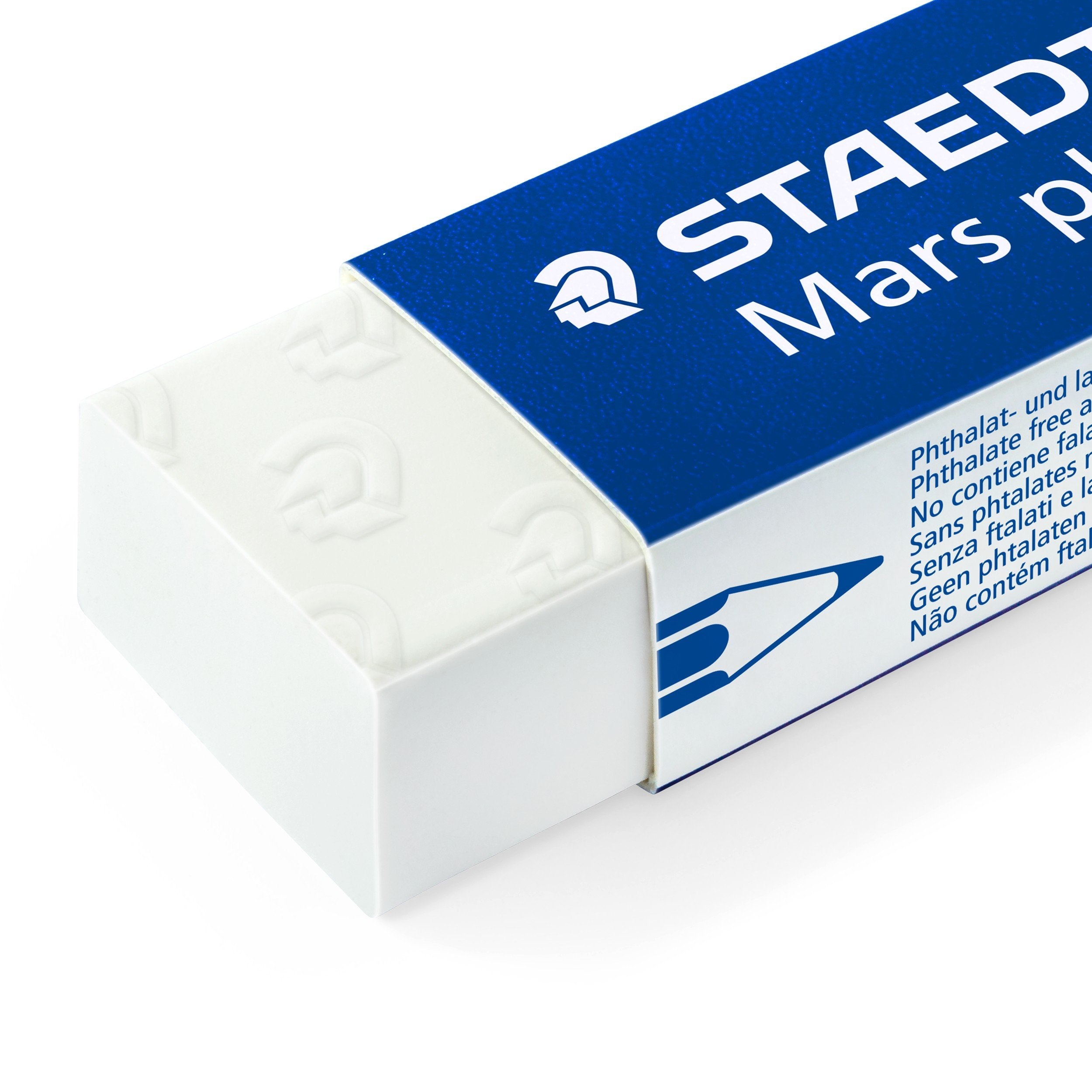 STAEDTLER ‎526 50 BKD Mars Eraser, Premium-Quality, Latex & Phthalate-Free (Pack of 1), White 3