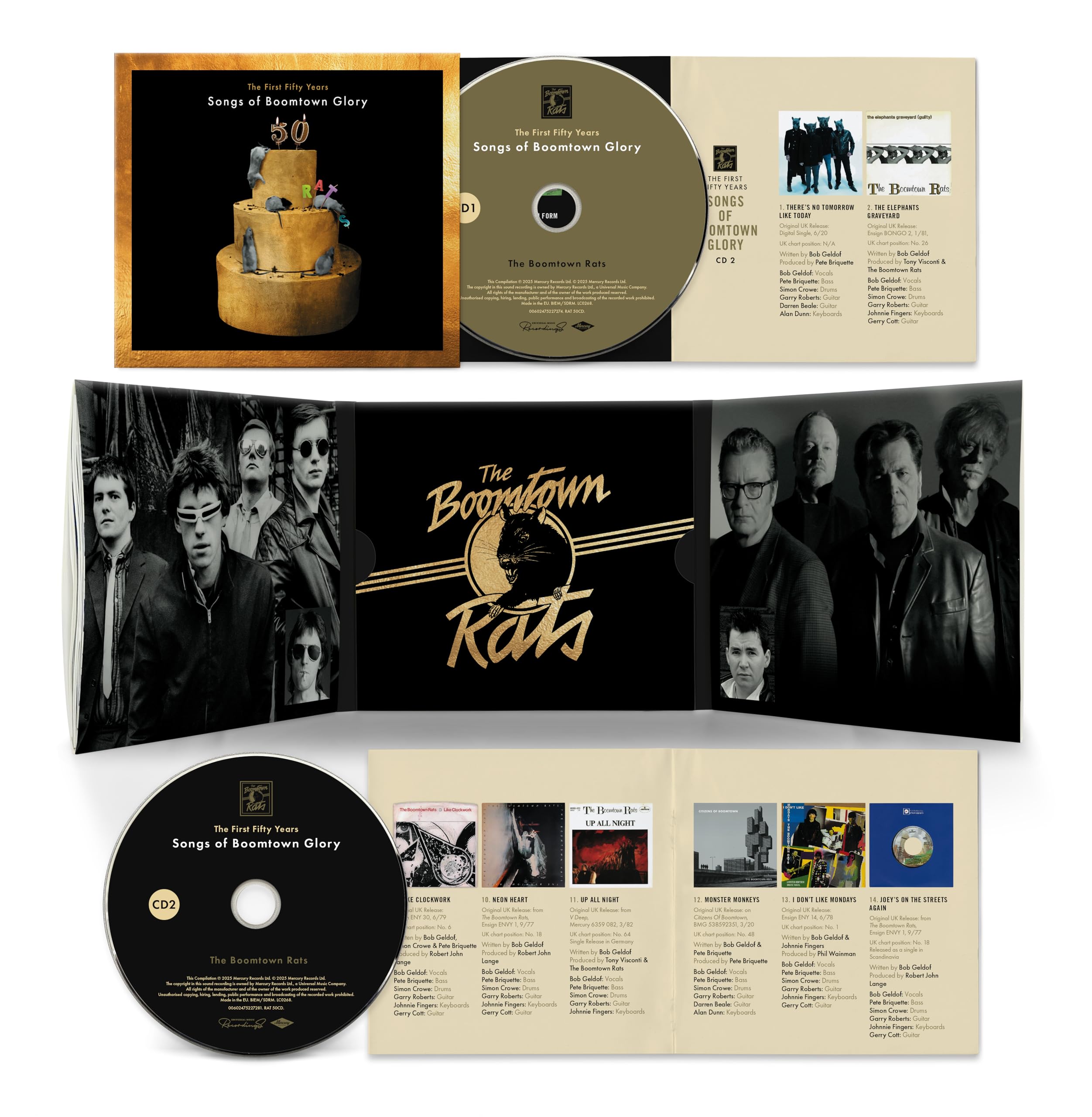 The Boomtown Rats – The First 50 Years: Songs Of Boomtown Glory [Audio CD] 2