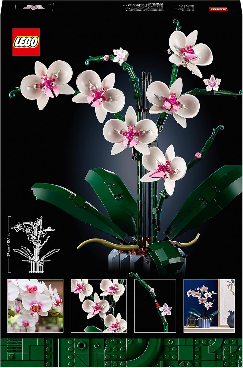 LEGO Orchidee 10311 – Künstliche Pflanze Bauset für Erwachsene 5
