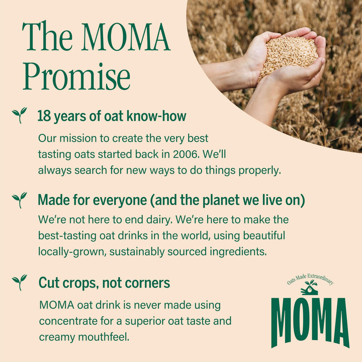 MOMA Instant Porridge Pots Golden Syrup - 12 x 70g - Gluten Free, High Fibre, Source of Protein