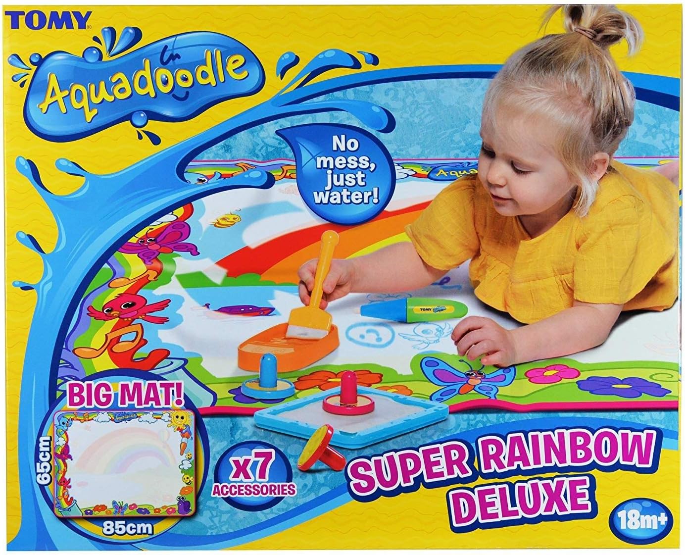 TOMY - Aquadoodle Super Rainbow Deluxe Large Water Doodle Mat