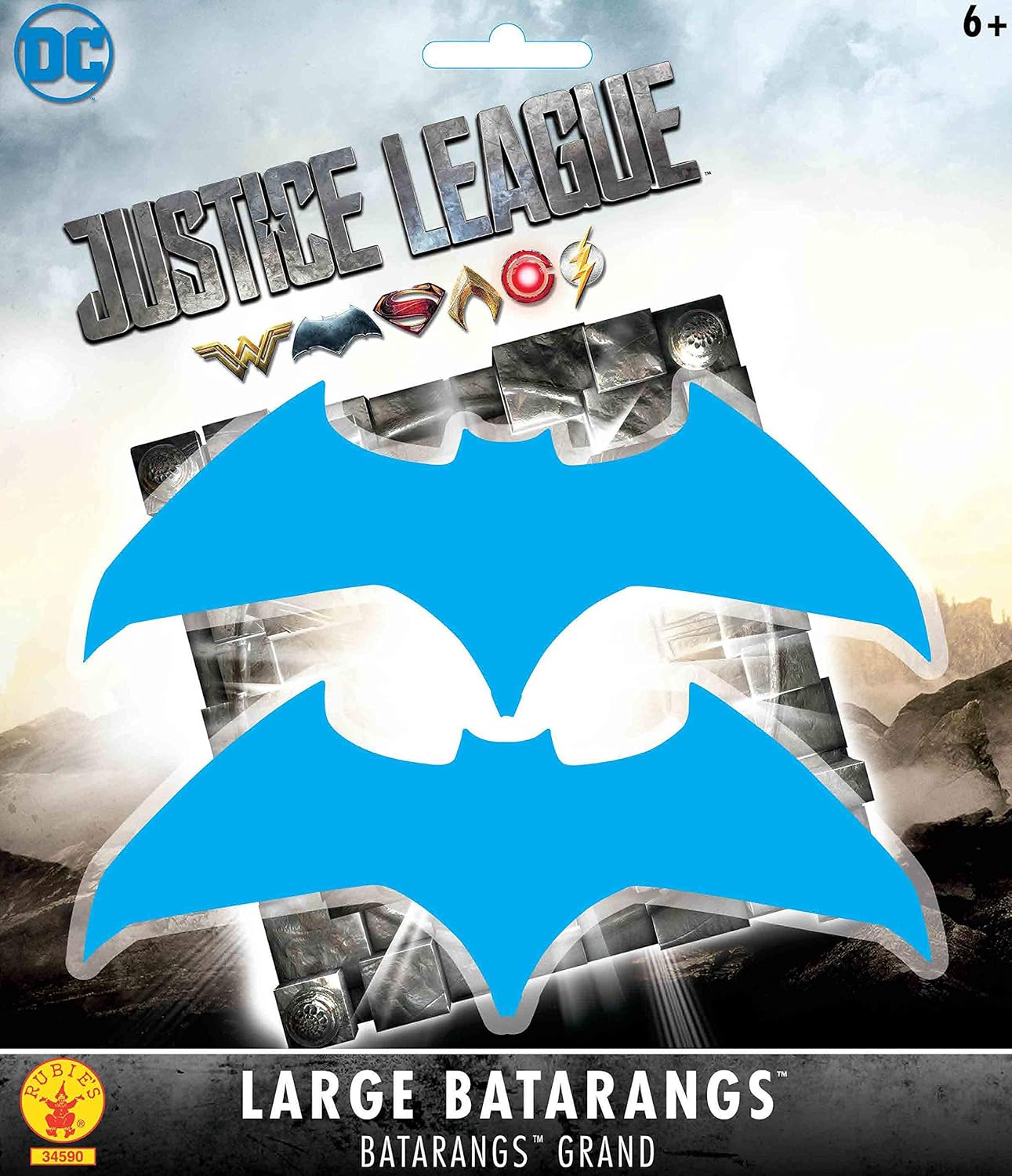 Rubie's Batman Batarang Accessory for Kids - Official DC Justice League Fancy Dress Prop