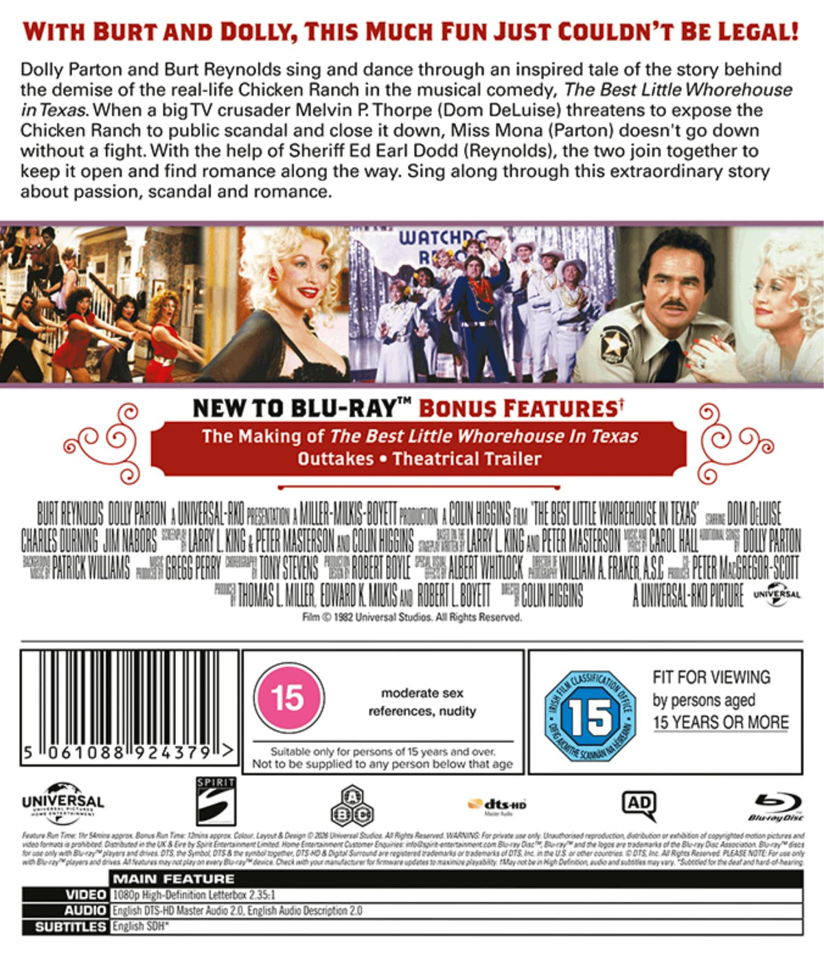 The Best Little Whorehouse in Texas [Blu-ray]