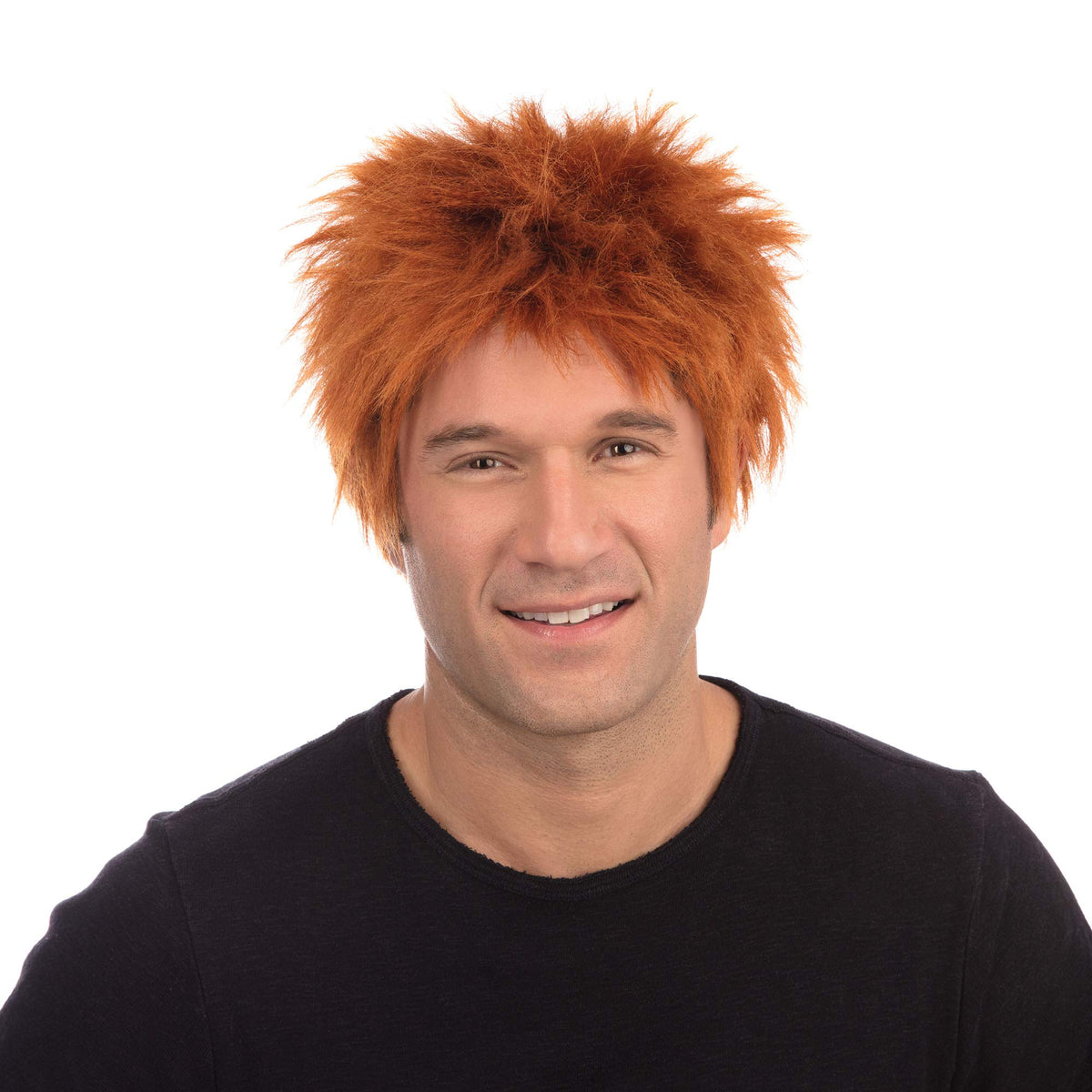 Bristol Novelty BW522 Ginger Chisel Wig - One Size, Orange