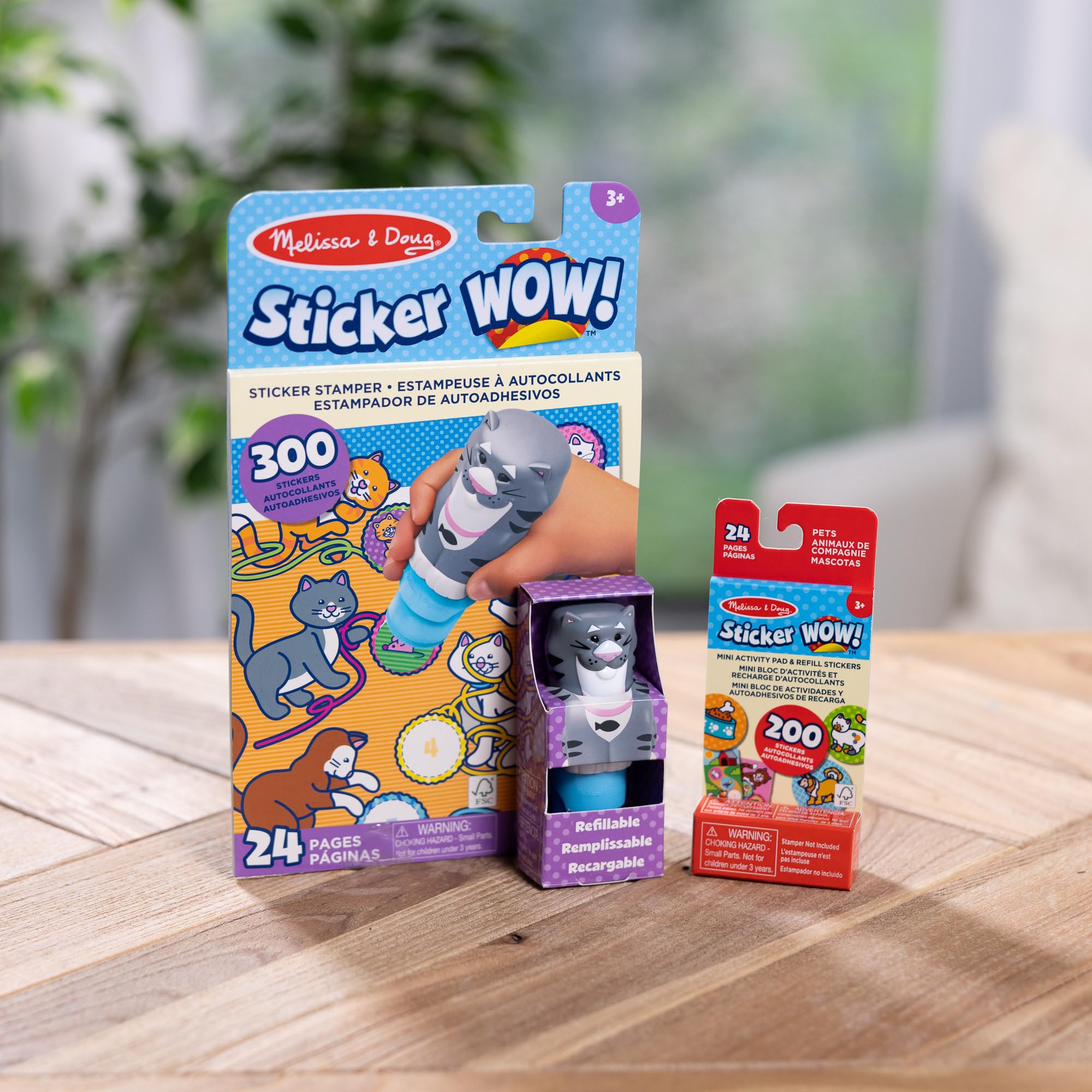 Melissa & Doug Sticker WOW! Cat Bundle with 500 Stickers and 2 Activity Pads 9