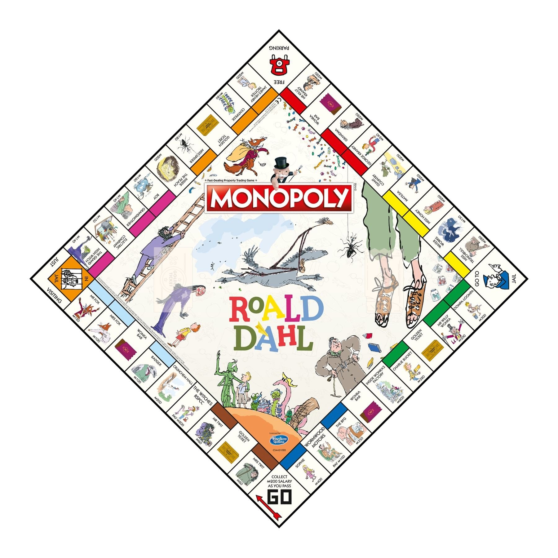 Winning Moves Roald Dahl Monopoly Board Game | Ages 8+ | 2-6 Players | Approx. 90 Min 3