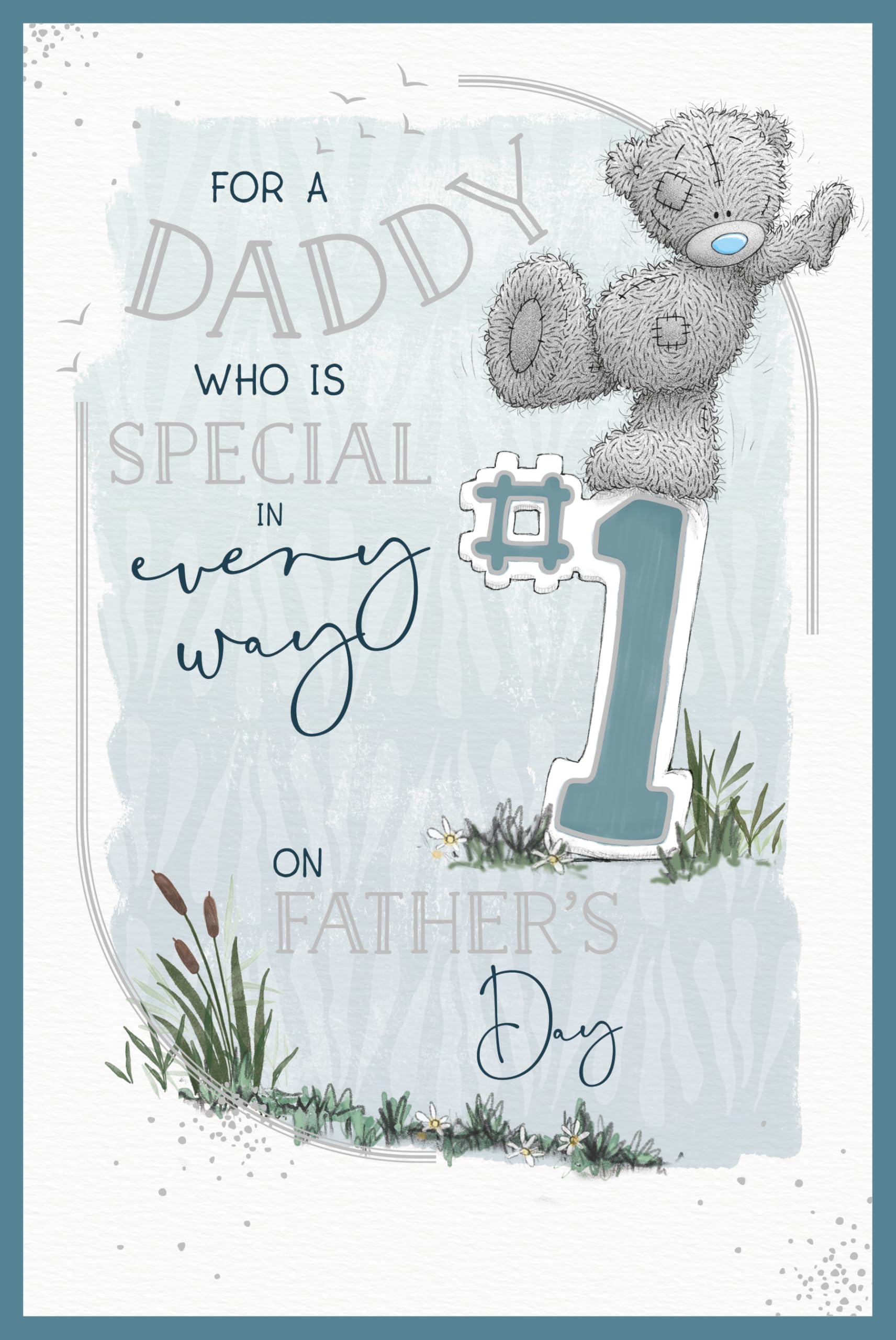 Me To You Tatty Teddy For A Special Daddy Father's Day Card | 6 x 9 Inches 1