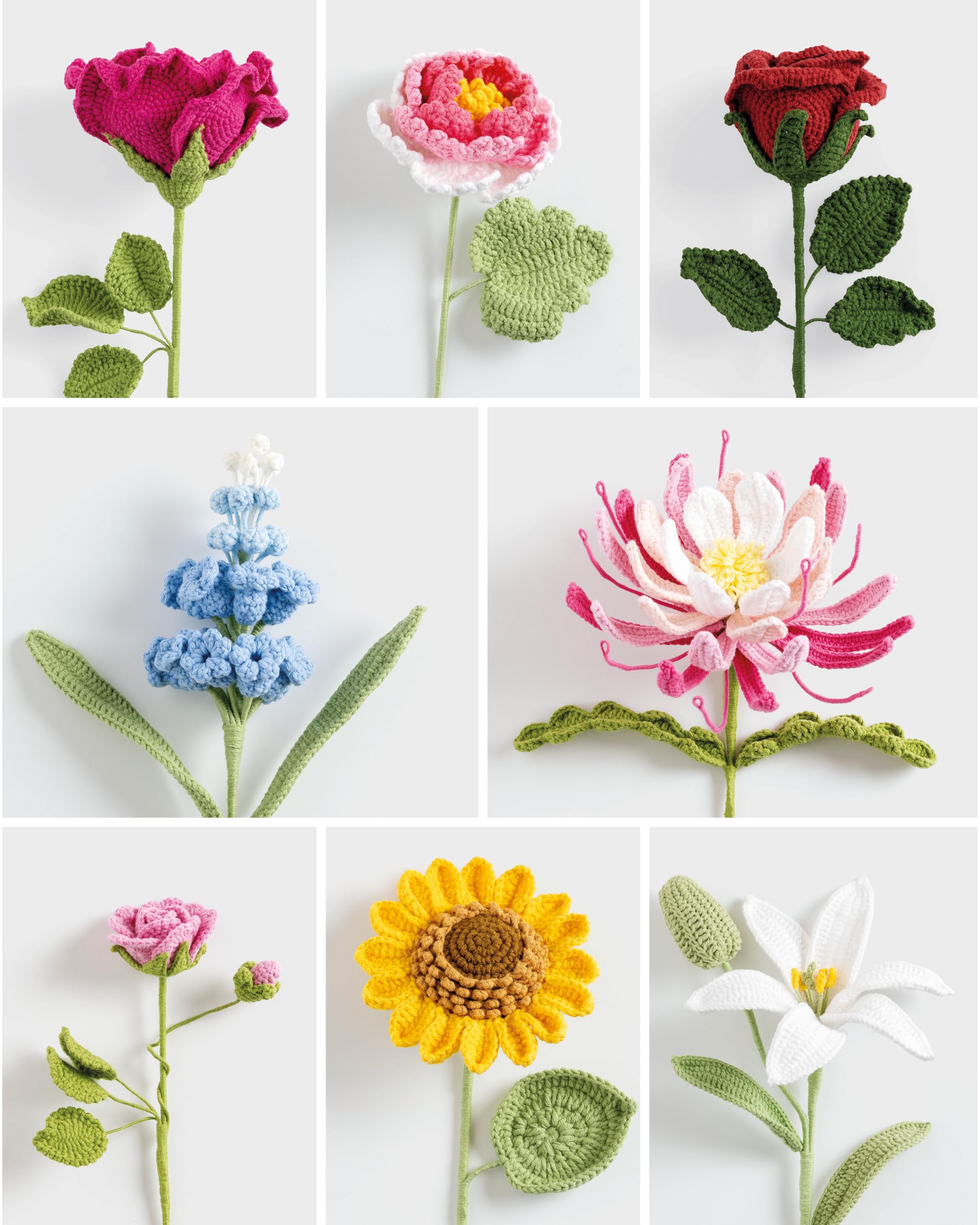 David & Charles Crochet A Flower Bouquet: 35 Handmade Flower & Foliage Patterns