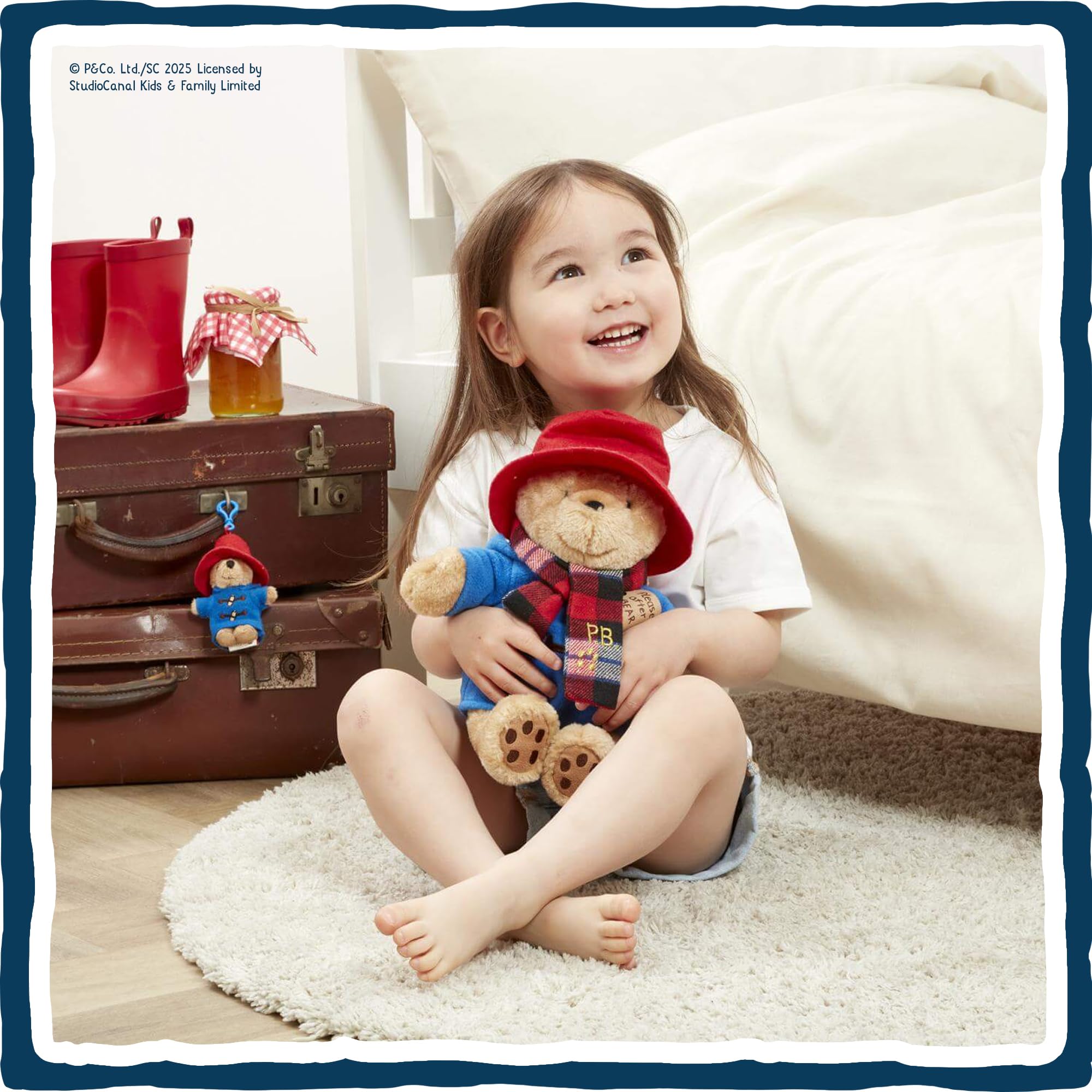 Rainbow Designs Large Paddington Bear with Scarf - 25 cm Plush Toy 9