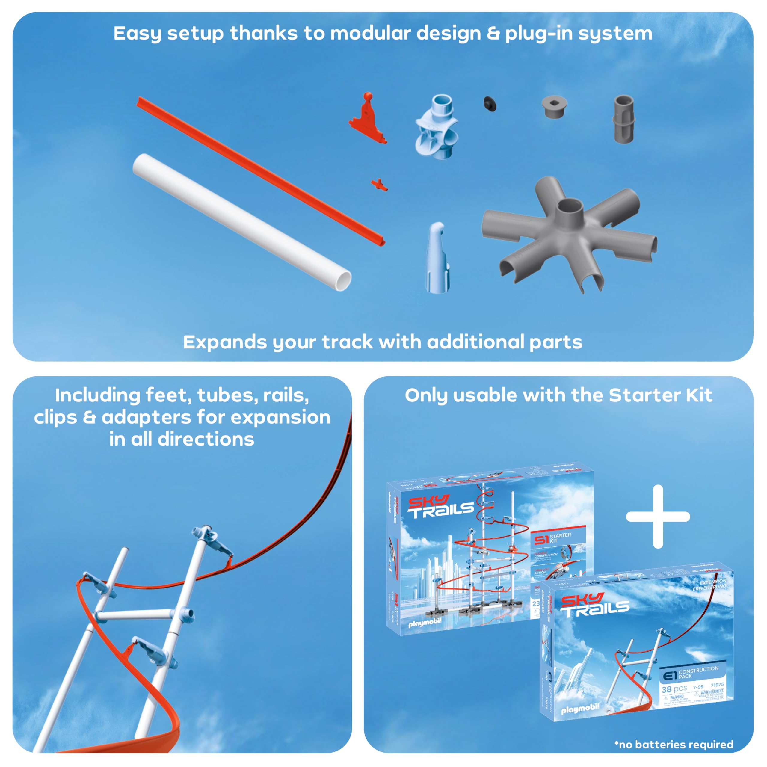 Sky Trails Construction Pack - Building Set for Kids 4-14 with 38 Pieces 12
