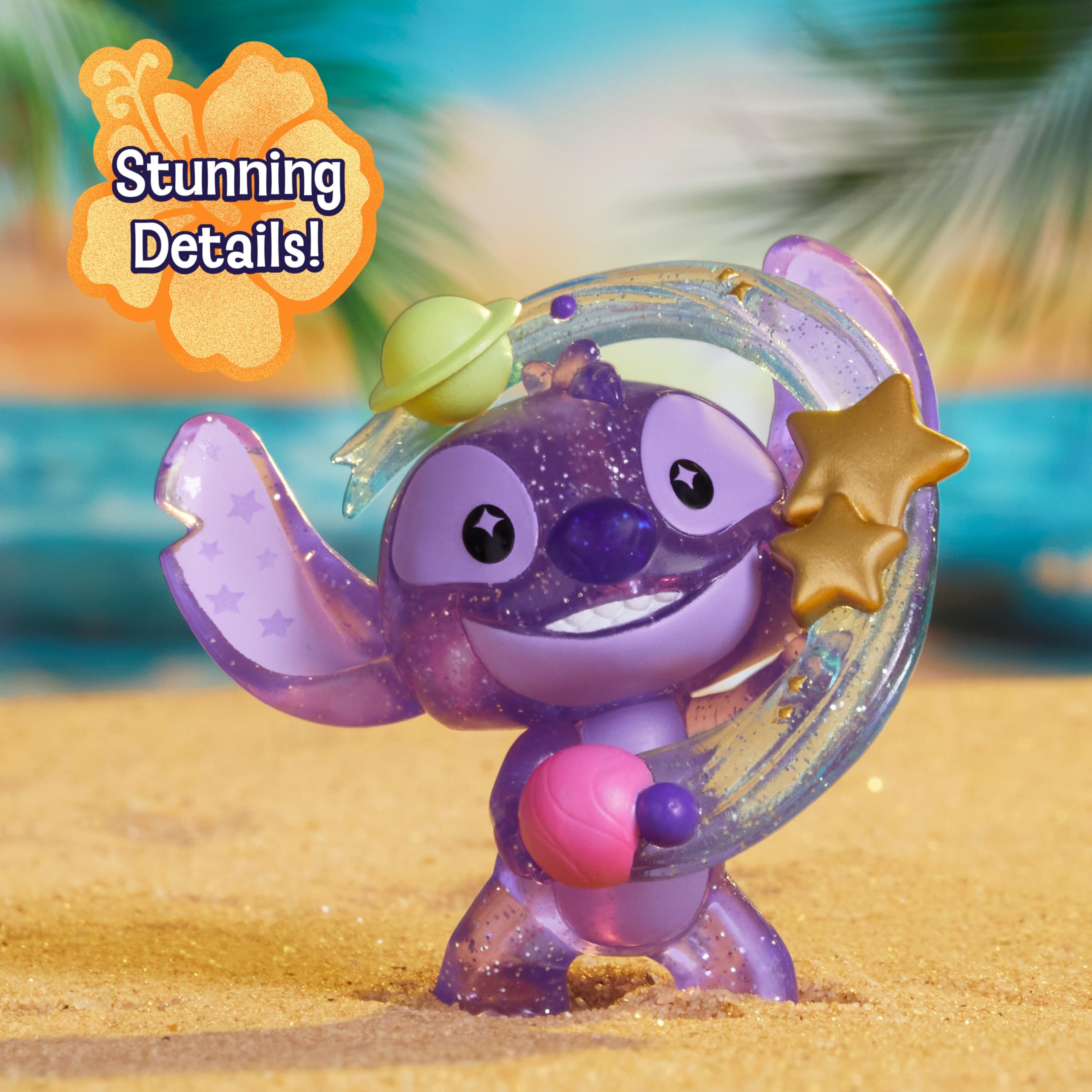 Disney Stitch Outta This World Collectible Mini Figure Capsule - Blind Surprise with 13 Kawaii Figures, Ages 3+ 5