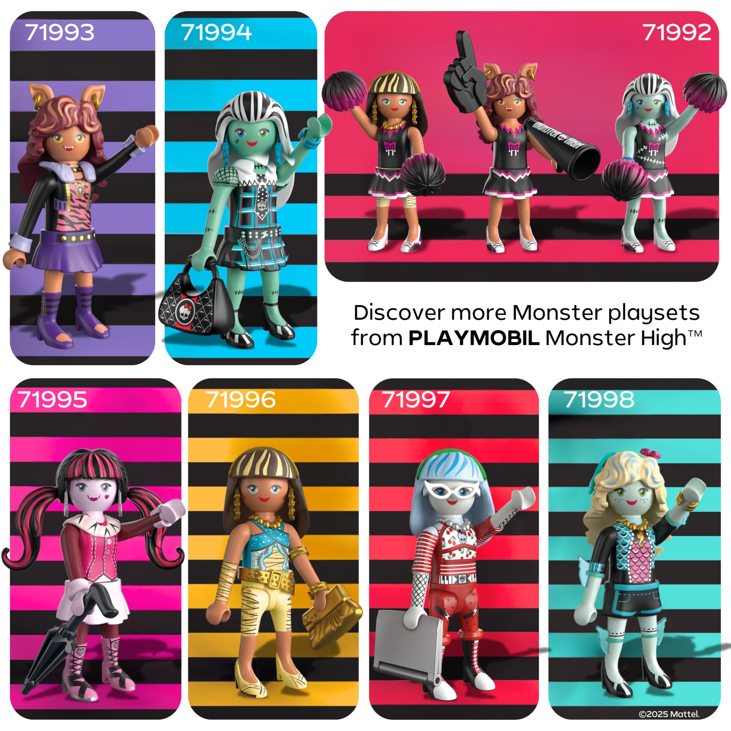 Playmobil Monster High Lagoona Blue - Ocean-Themed Play Figure Set for Kids 4+ 11