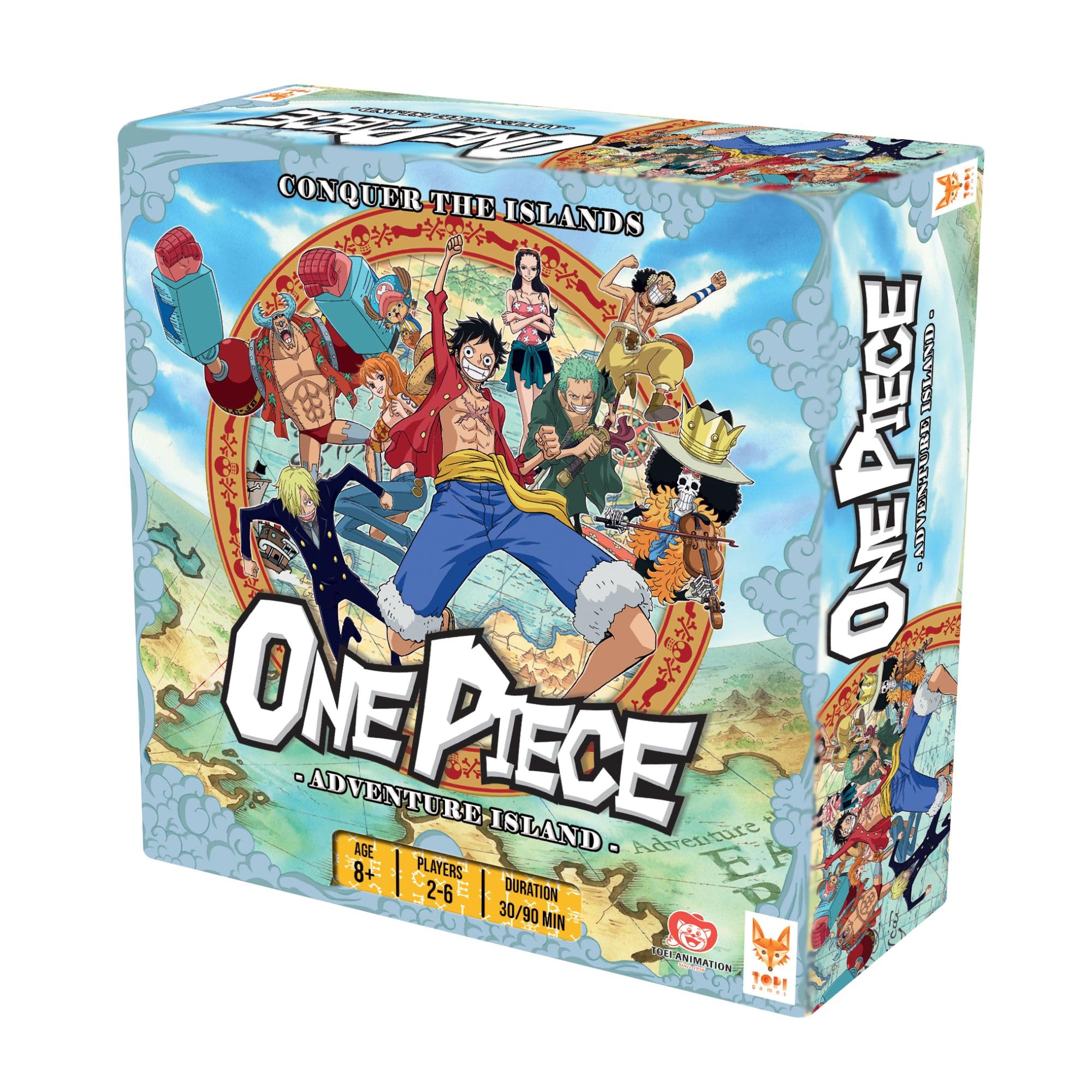 Topi Games One Piece: Adventure Island Board Game - 2-6 Players, Ages 7+